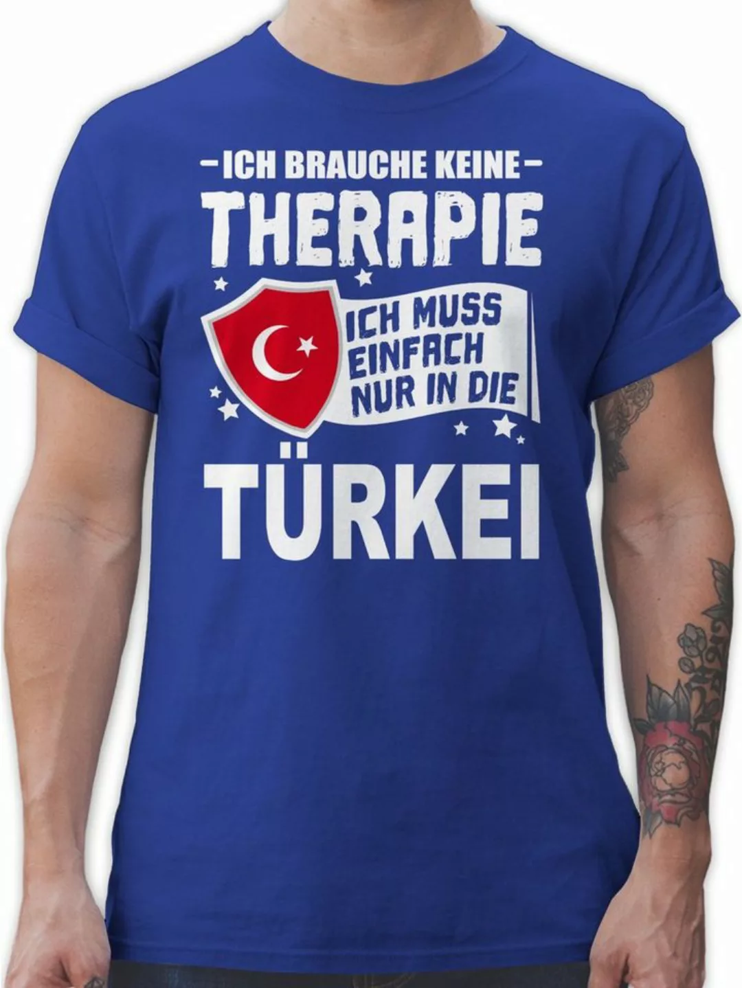 Shirtracer T-Shirt Ich brauche keine Therapie Ich muss einfach nur in die T günstig online kaufen