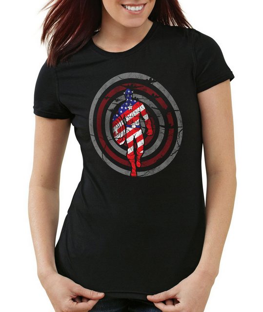 style3 T-Shirt Captain USA amercia hero avenger first avengers comic superh günstig online kaufen