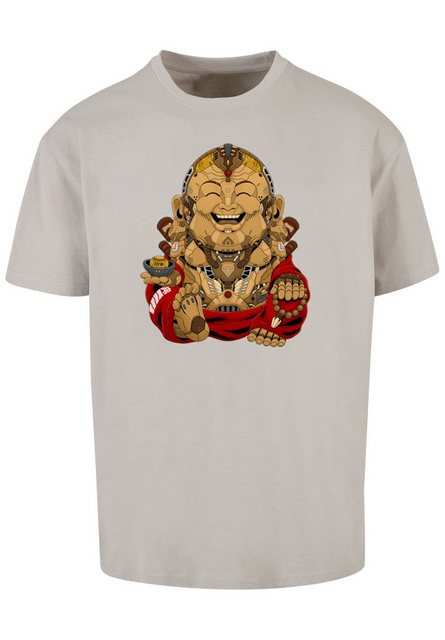 F4NT4STIC T-Shirt Happy Cyber Buddha CYBERPUNK STYLES Print günstig online kaufen