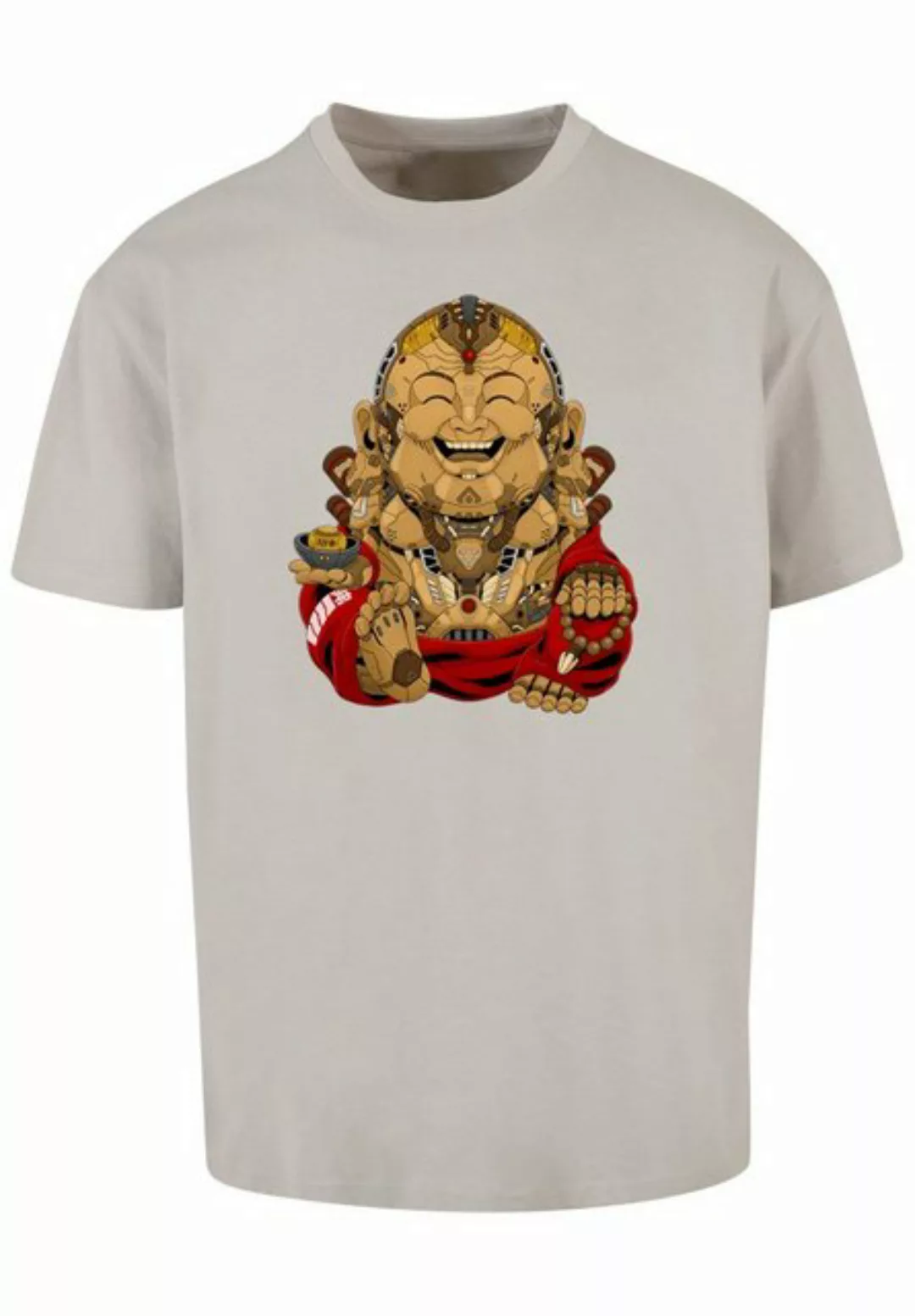 F4NT4STIC T-Shirt "Happy Cyber Buddha CYBERPUNK STYLES", Print günstig online kaufen