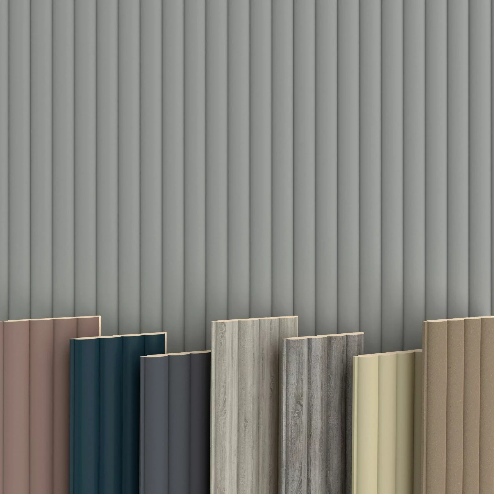 Hexim Wanddekoobjekt Wave De Luxe Sandgrey günstig online kaufen