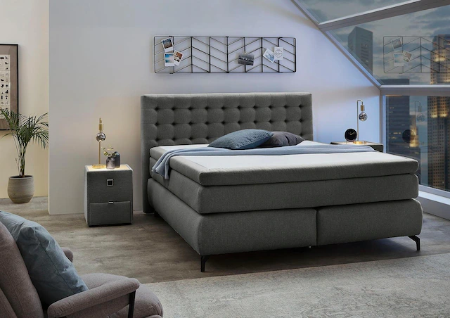 Jockenhöfer Gruppe Boxspringbett »Jessica inklusive 9cm Kaltschaum-Topper«, günstig online kaufen