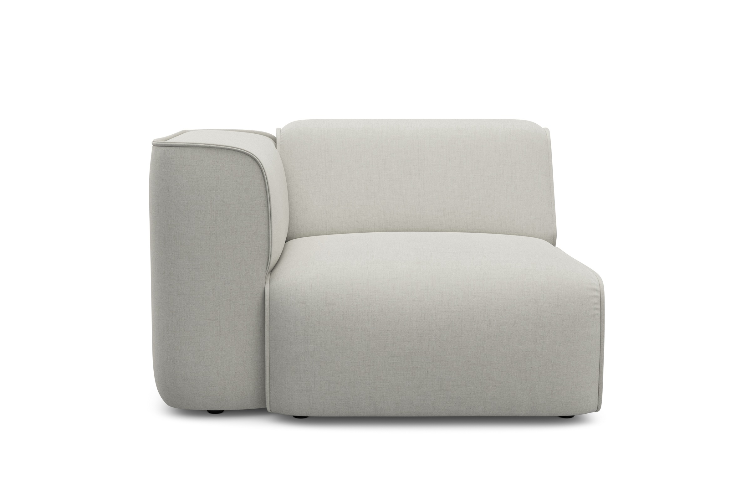 RAUM.ID Sessel "Merid Sofa-Eckelement, Maße B/T/H: 109/97/46 cm", als Modul günstig online kaufen