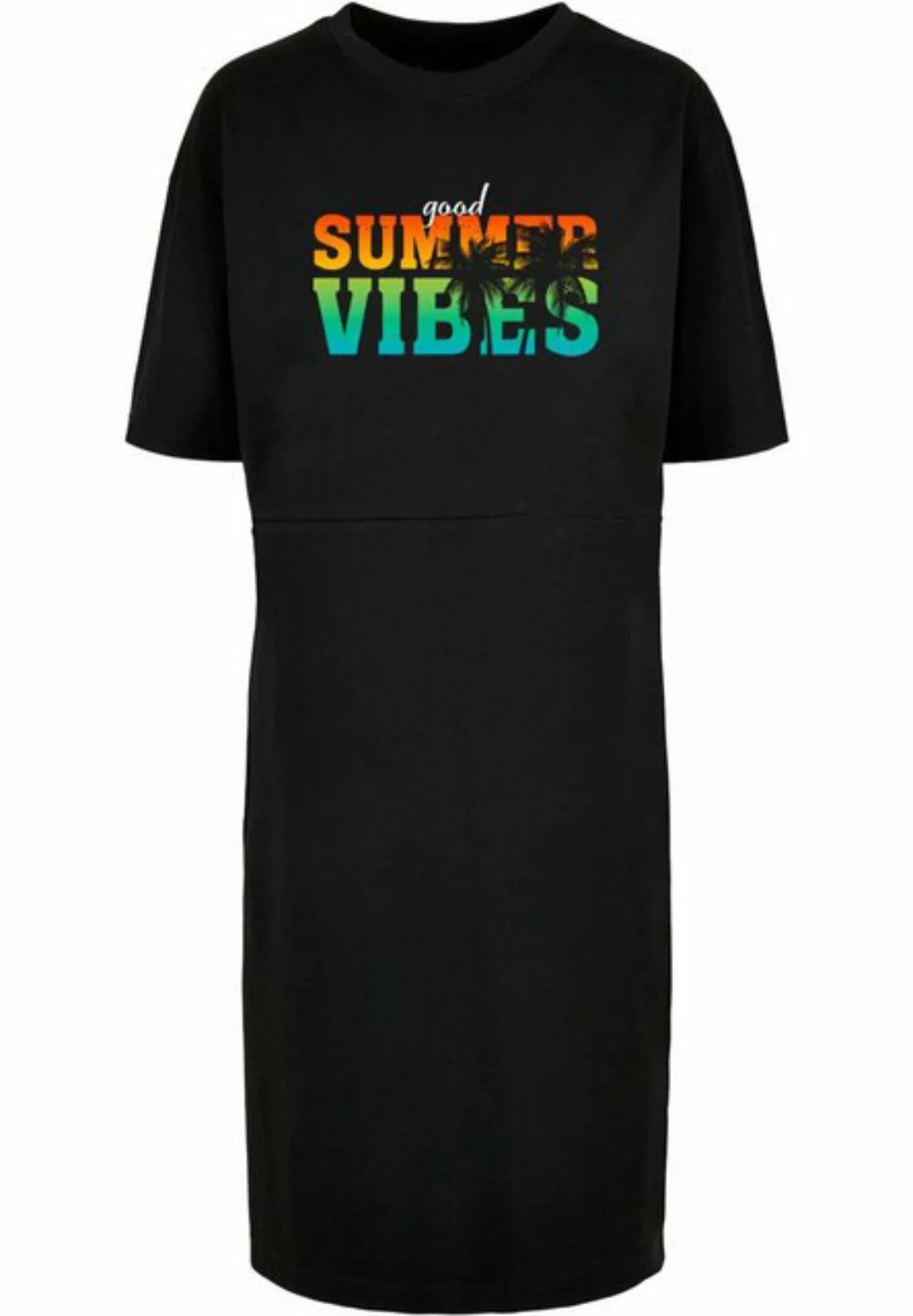 Merchcode Shirtkleid Merchcode Damen Ladies Good Summer Vibes Oversized Sli günstig online kaufen