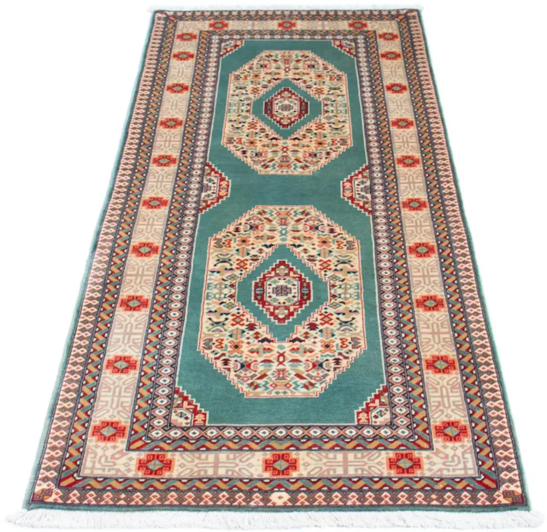 morgenland Orientteppich »Perser - Täbriz - Royal - 187 x 70 cm - türkis«, günstig online kaufen