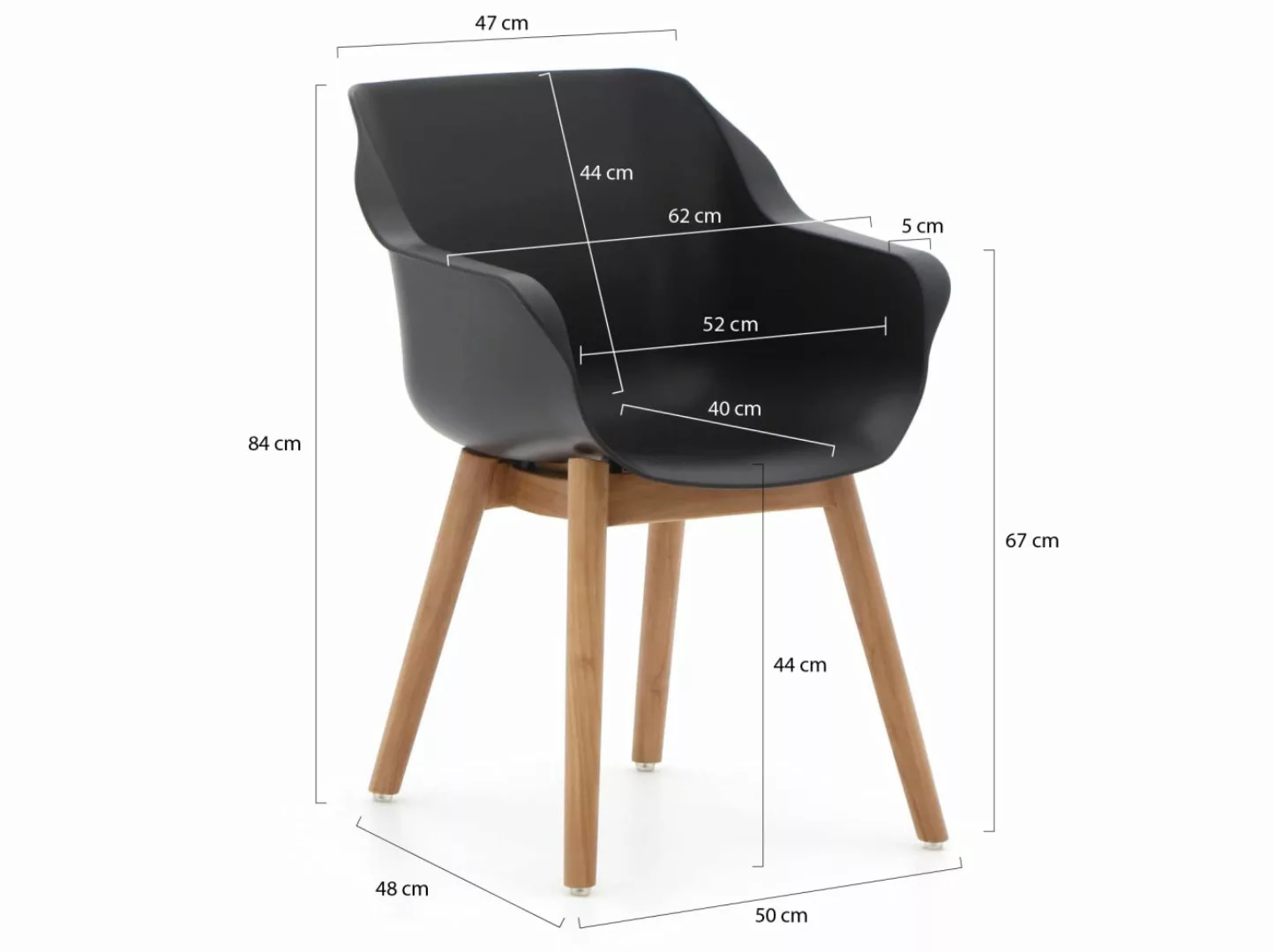 Sophie Teak ergonomischer Outdoorsessel Weiß günstig online kaufen