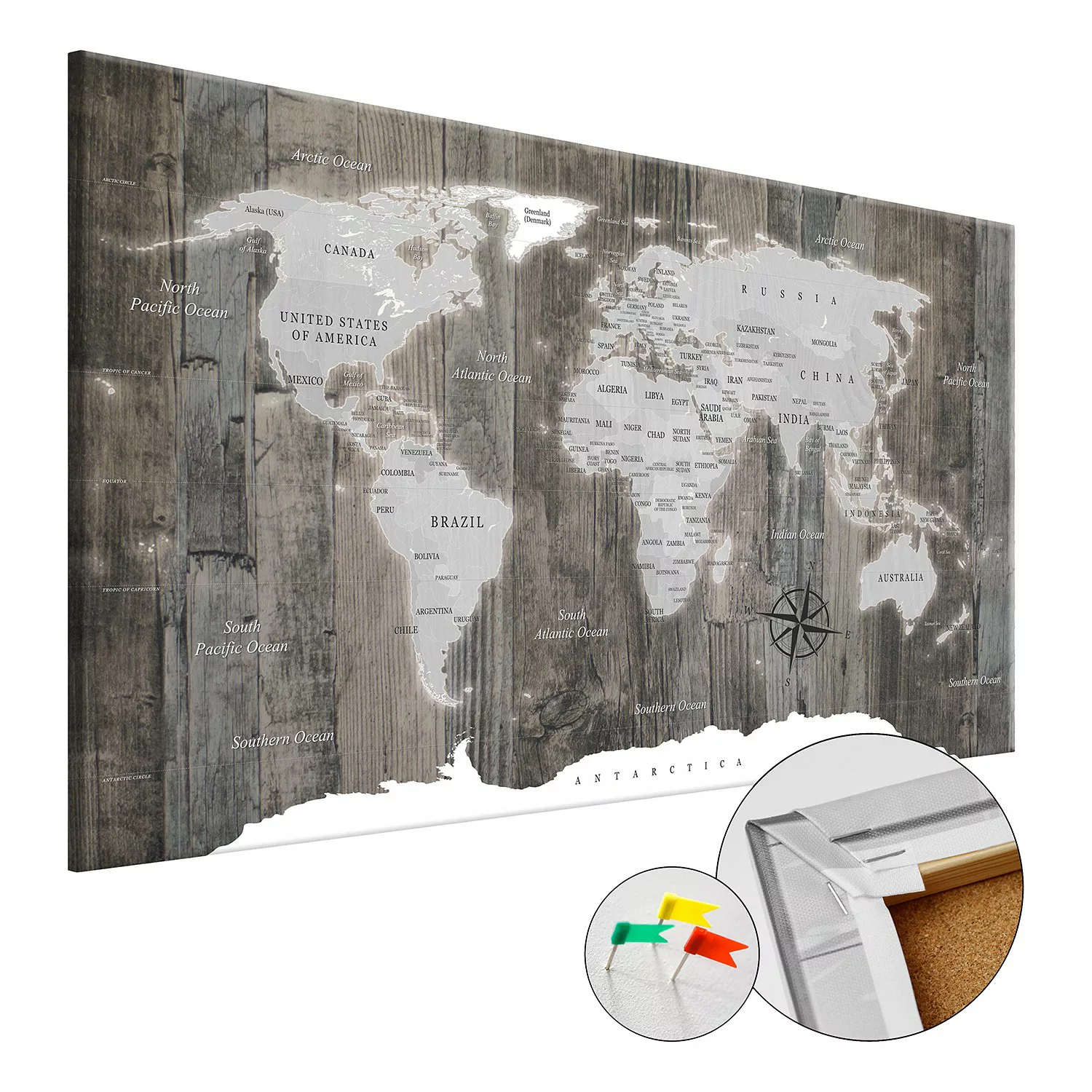 home24 Korkbild World of Wood günstig online kaufen