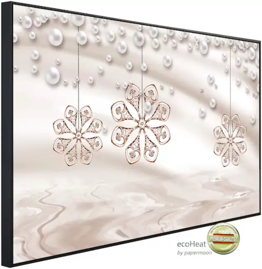 Papermoon Infrarotheizung »Muster mit Schneeflocken«, sehr angenehme Strahl günstig online kaufen