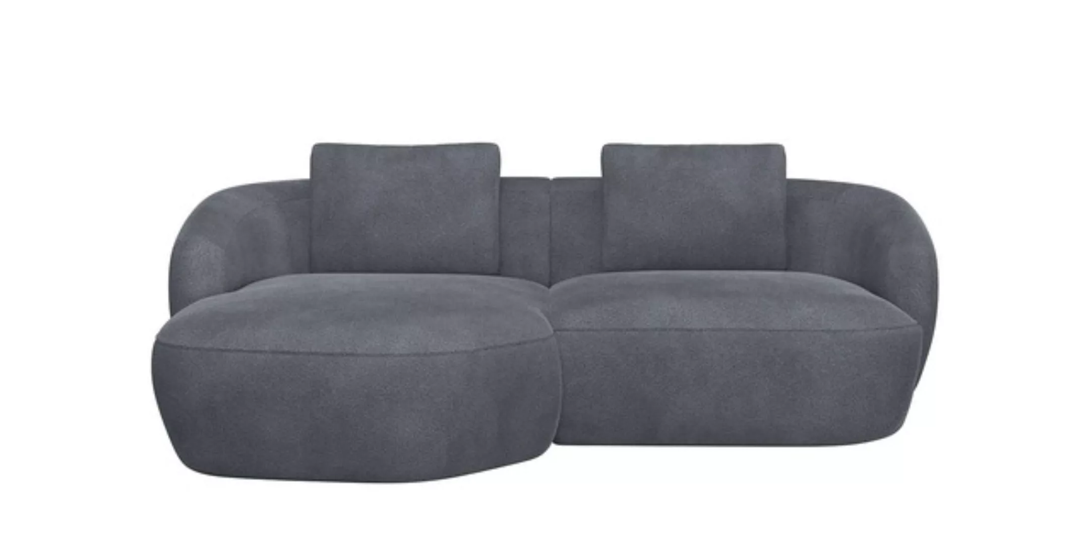 FLEXLUX Wohnlandschaft »Torino, rund, L-Form, Sofa-Ecke mit Recamiere, Long günstig online kaufen