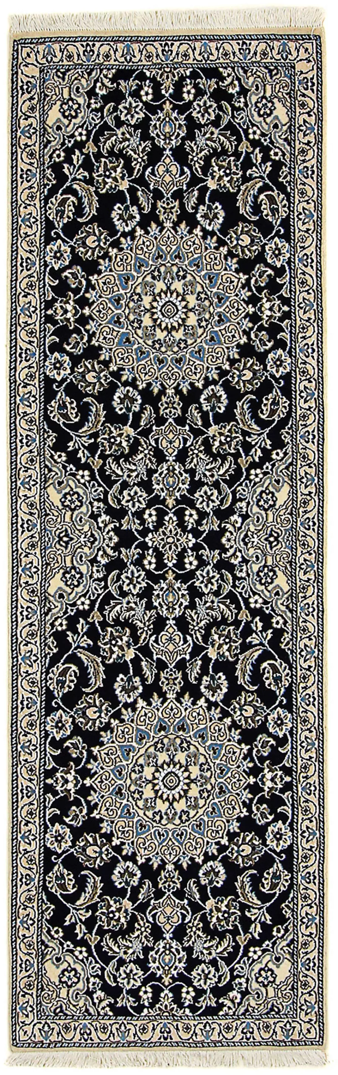 morgenland Orientteppich »Perser - Nain - Royal - 196 x 61 cm - dunkelblau« günstig online kaufen