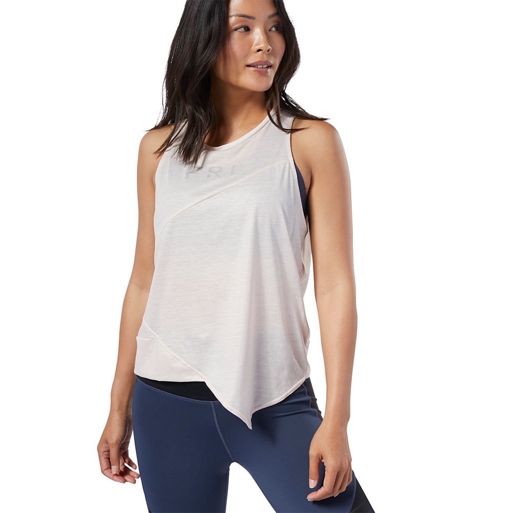Reebok Yoga Graphic Ärmelloses T-shirt S Buff günstig online kaufen