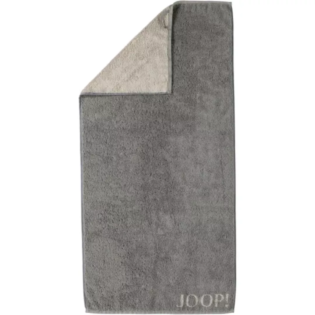 JOOP! Classic - Doubleface 1600 - Farbe: Graphit - 70 - Handtuch 50x100 cm günstig online kaufen