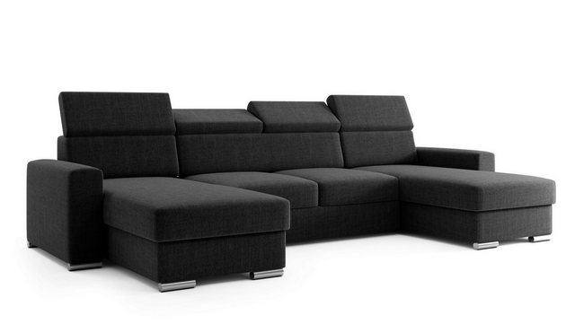 Labett Ecksofa Ecksofa mit Schlaffunktion & Bettkasten 306x168 cm FURLA U-F günstig online kaufen