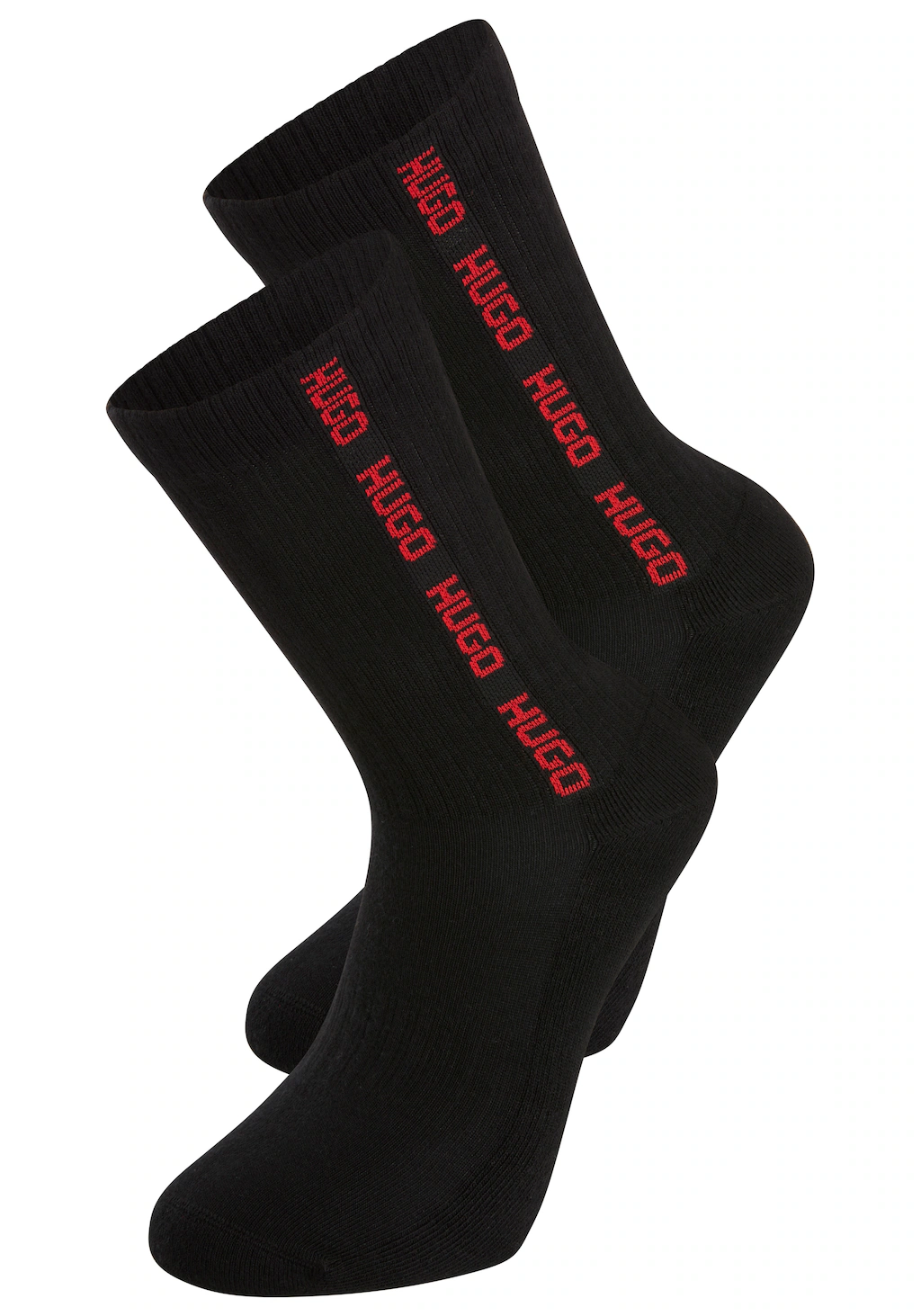 HUGO Underwear Basicsocken "3P QS RIB TAPE MD", mit Rippdetails günstig online kaufen