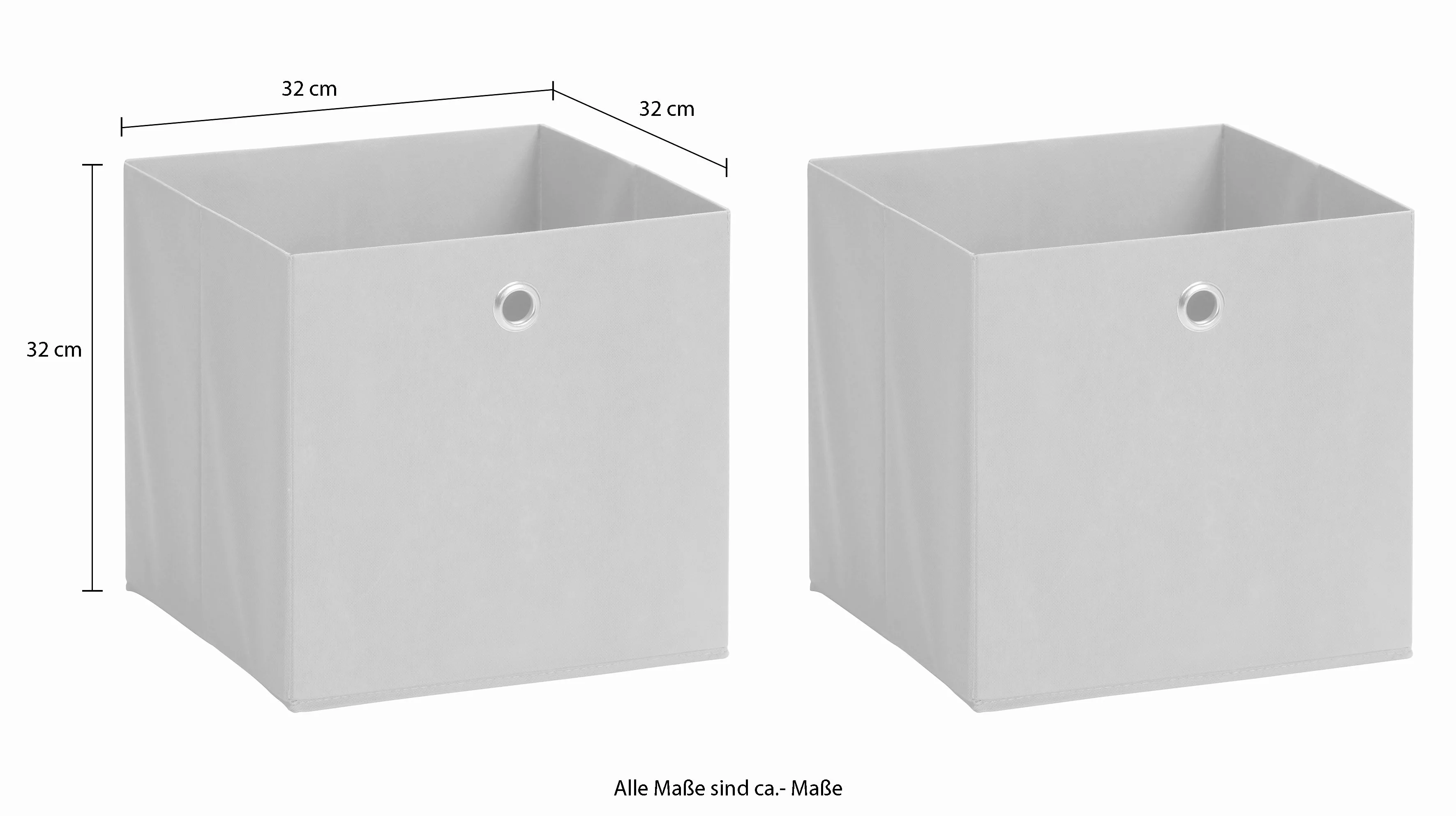Schildmeyer Faltbox "Box", 2er-Set mit Vliesüberzug günstig online kaufen