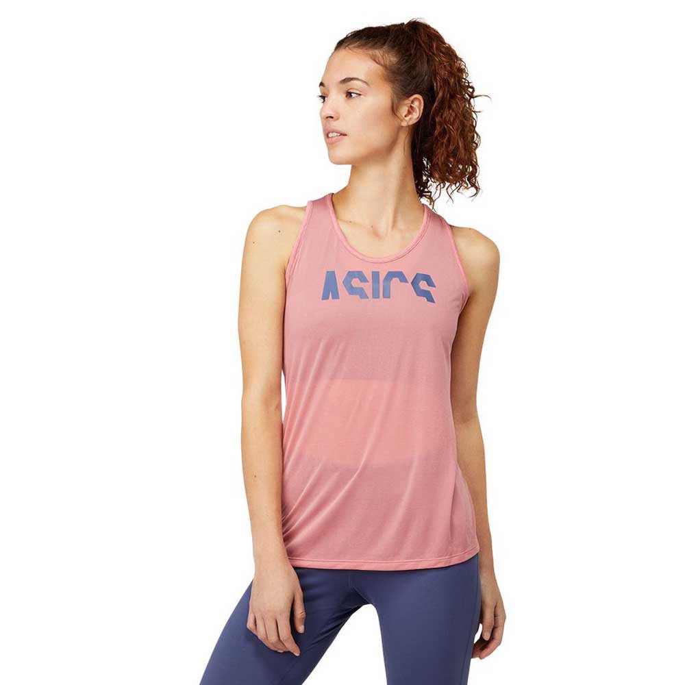 Asics Essential Gpx Kurzärmeliges T-shirt XS Smokey Rose / Thunder Blue günstig online kaufen