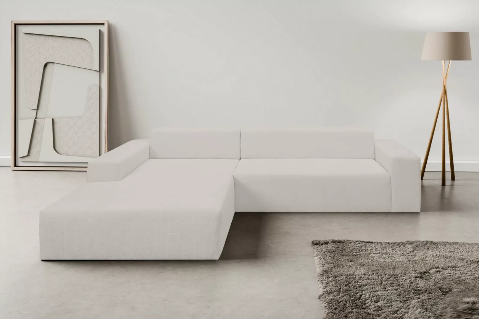 INOSIGN Ecksofa "Zeus-XL", Curvy Trend Garnitur mit urbaner Optik günstig online kaufen