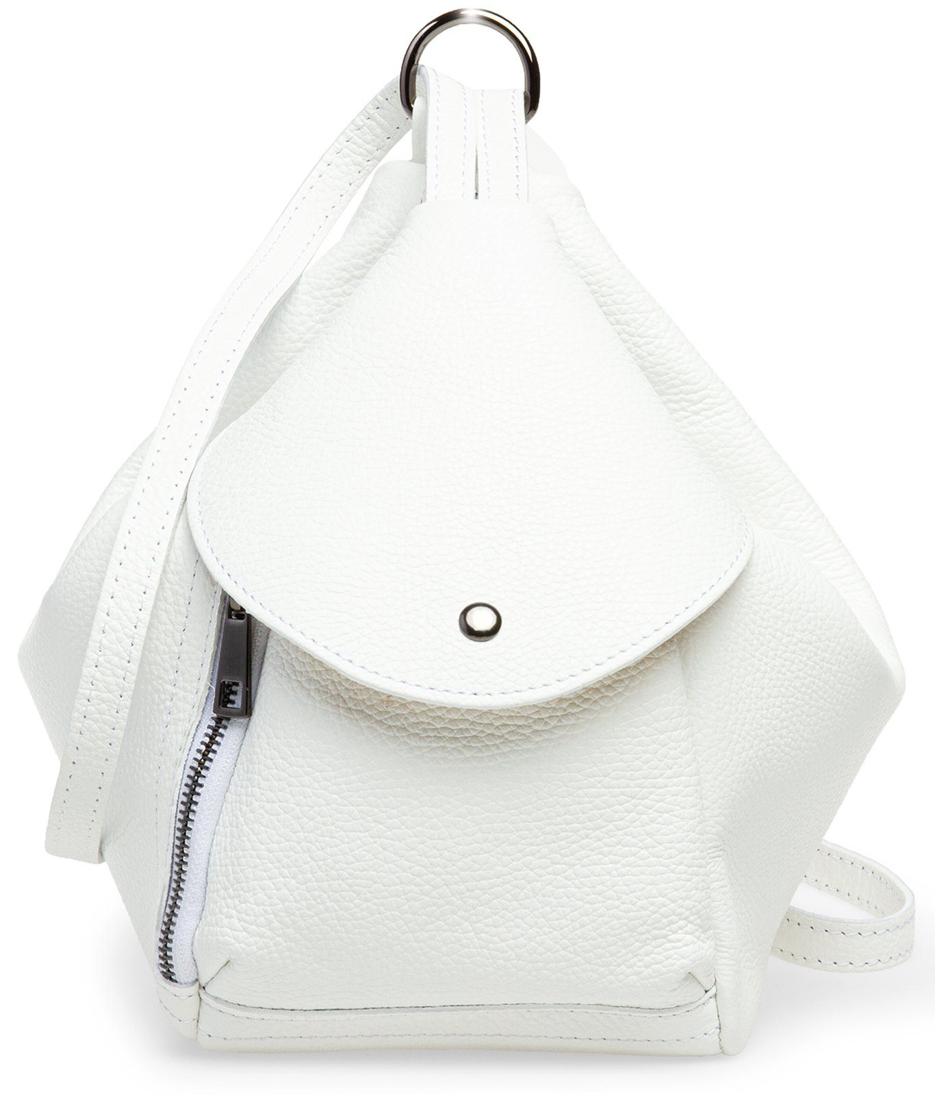 Caspar Cityrucksack 2in1 Leder Schultertasche Damen günstig online kaufen