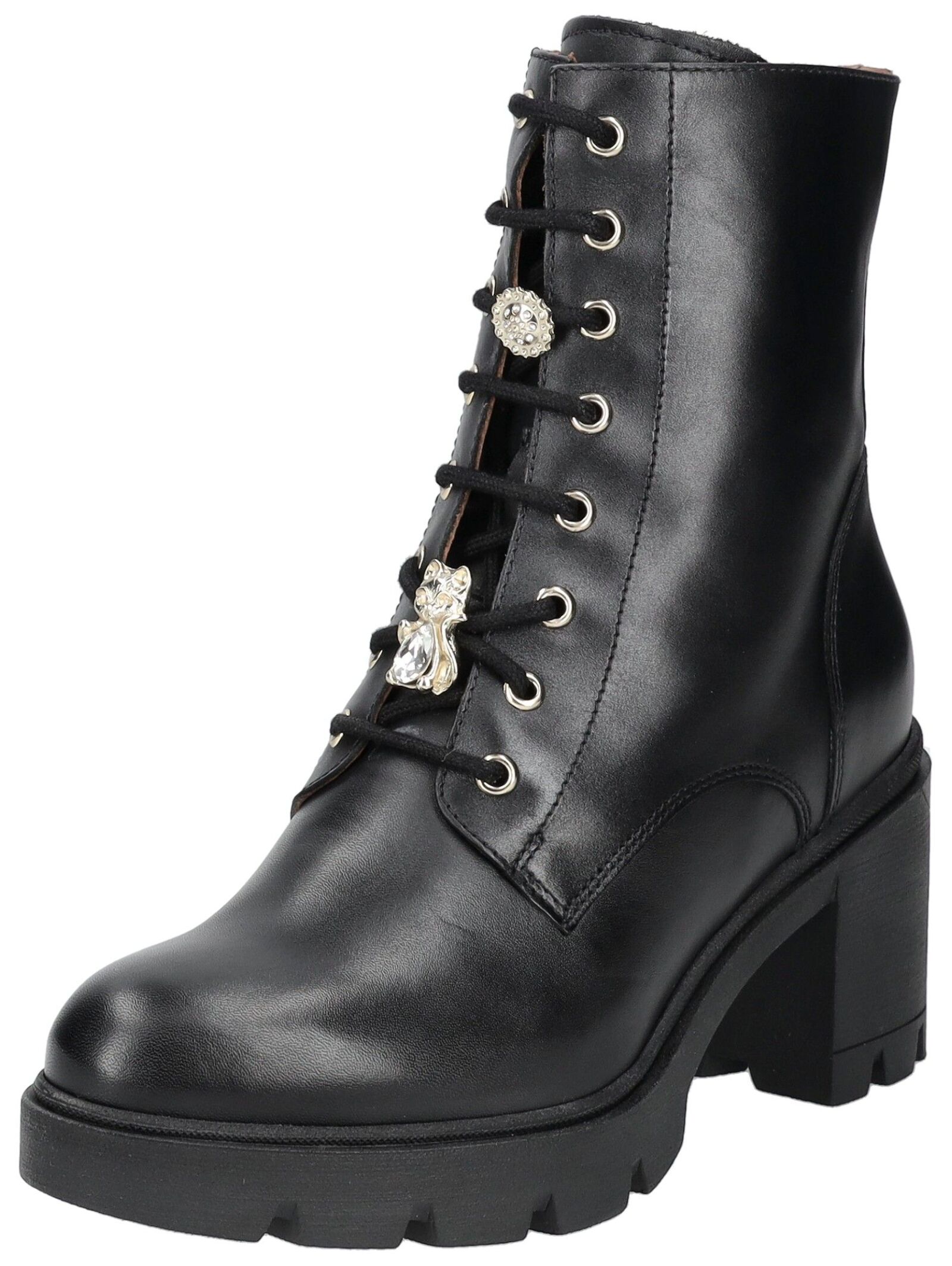 Nero Giardini Schnürstiefelette "Nero Giardini Stiefelette Leder" günstig online kaufen