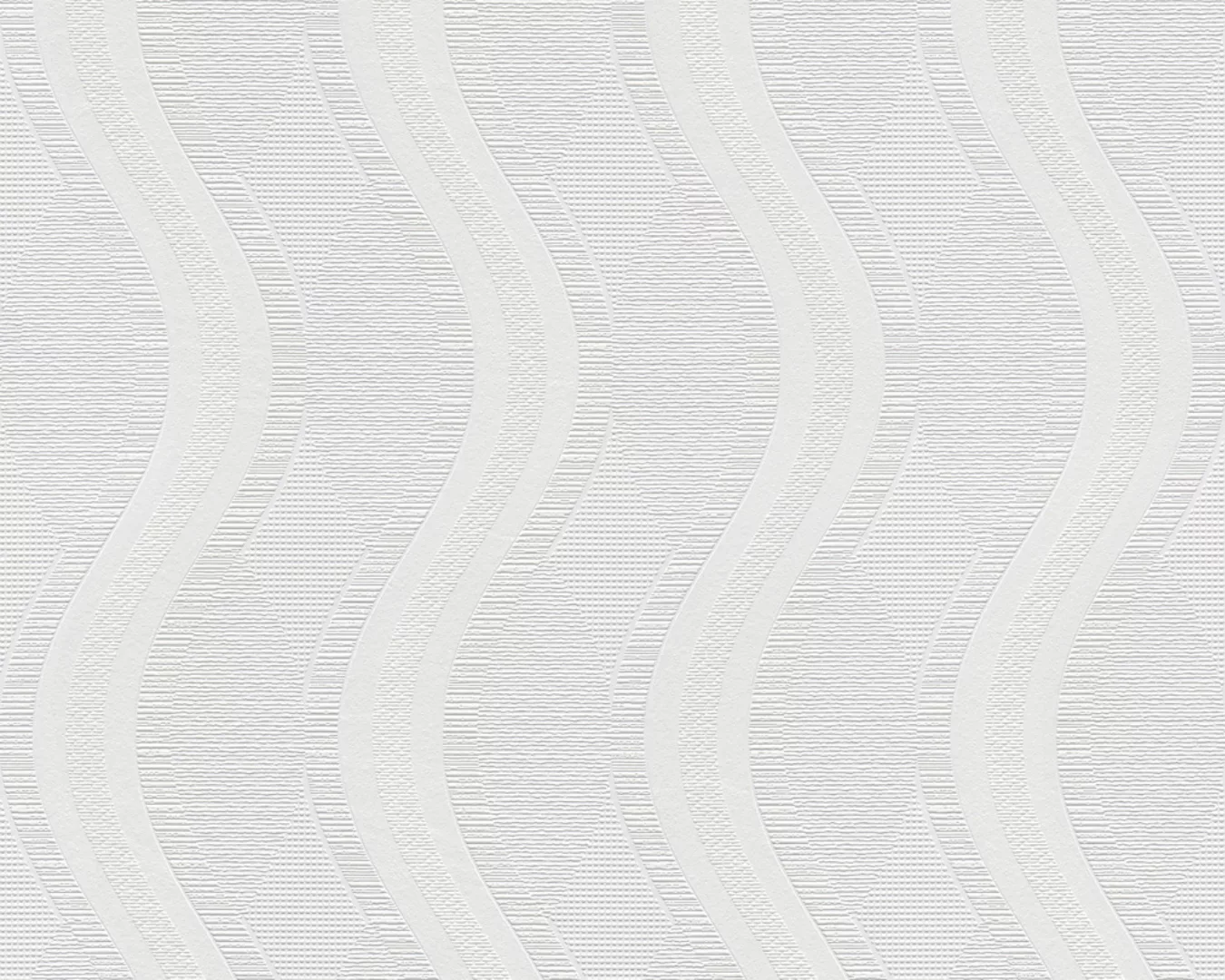 Bricoflor Vlies Streifentapete überstreichbar Weiße Tapete mit Streifen zum günstig online kaufen