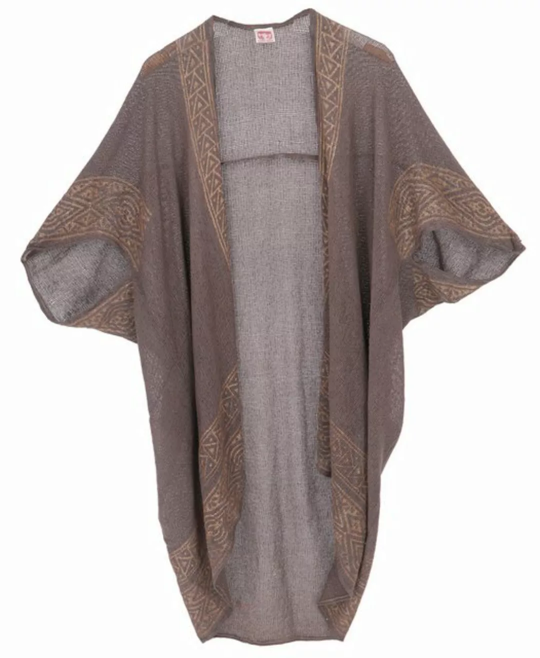 Guru-Shop Langjacke Offener Boho Cardigan, plus size Jacke, Kimono.. Ethno günstig online kaufen