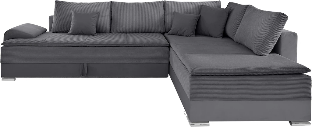 INOSIGN Ecksofa "Night & Day L-Form", mit Boxspring Bettfunktion 180x200 cm günstig online kaufen