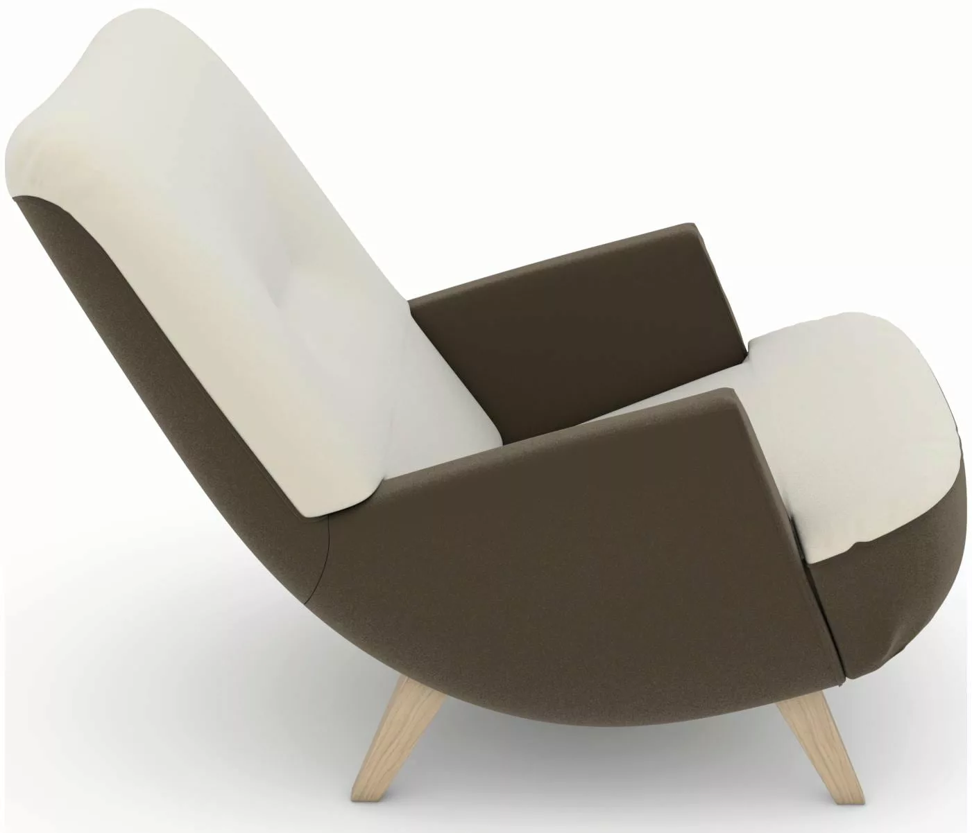 Max Winzer® Loungesessel »build-a-chair Borano«, im Retrolook, zum Selbstge günstig online kaufen