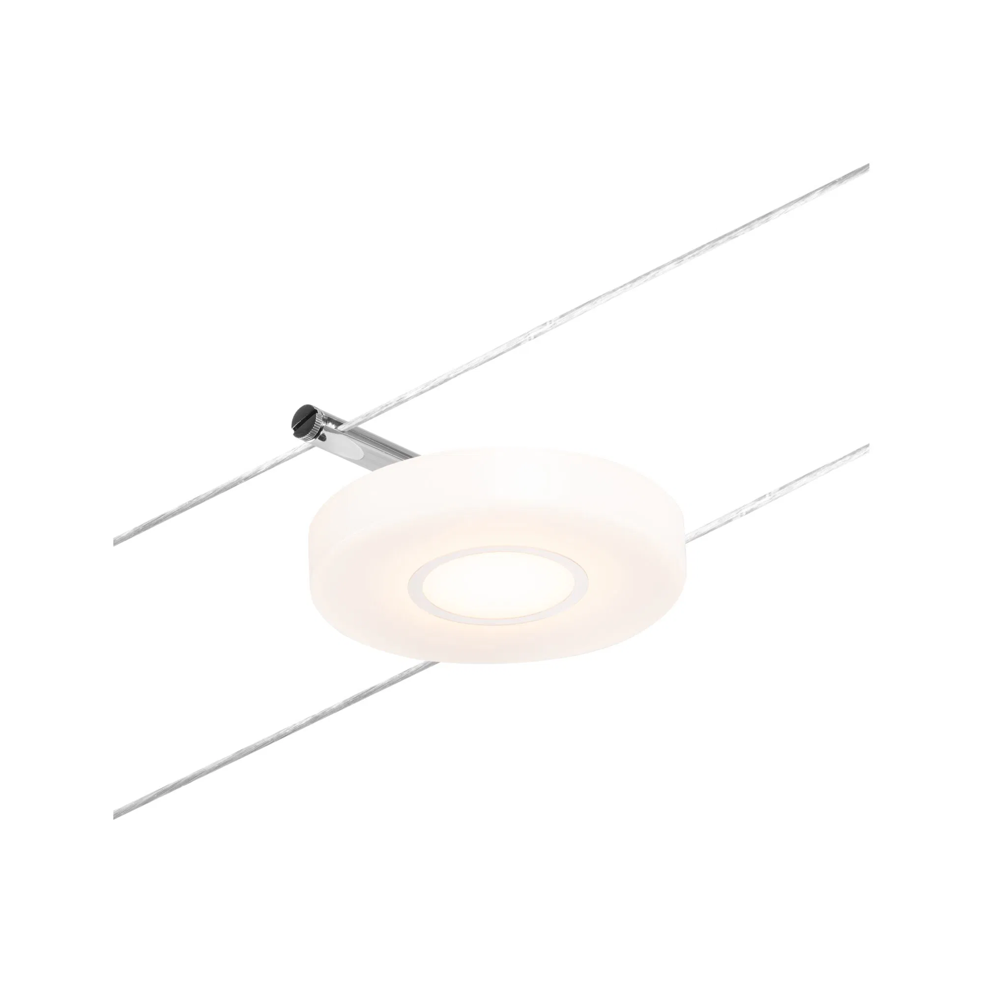 Paulmann "CorDuo LED Seilsystem DiscLED Einzelspot 200lm 4,5W 3000K 12V Chr günstig online kaufen