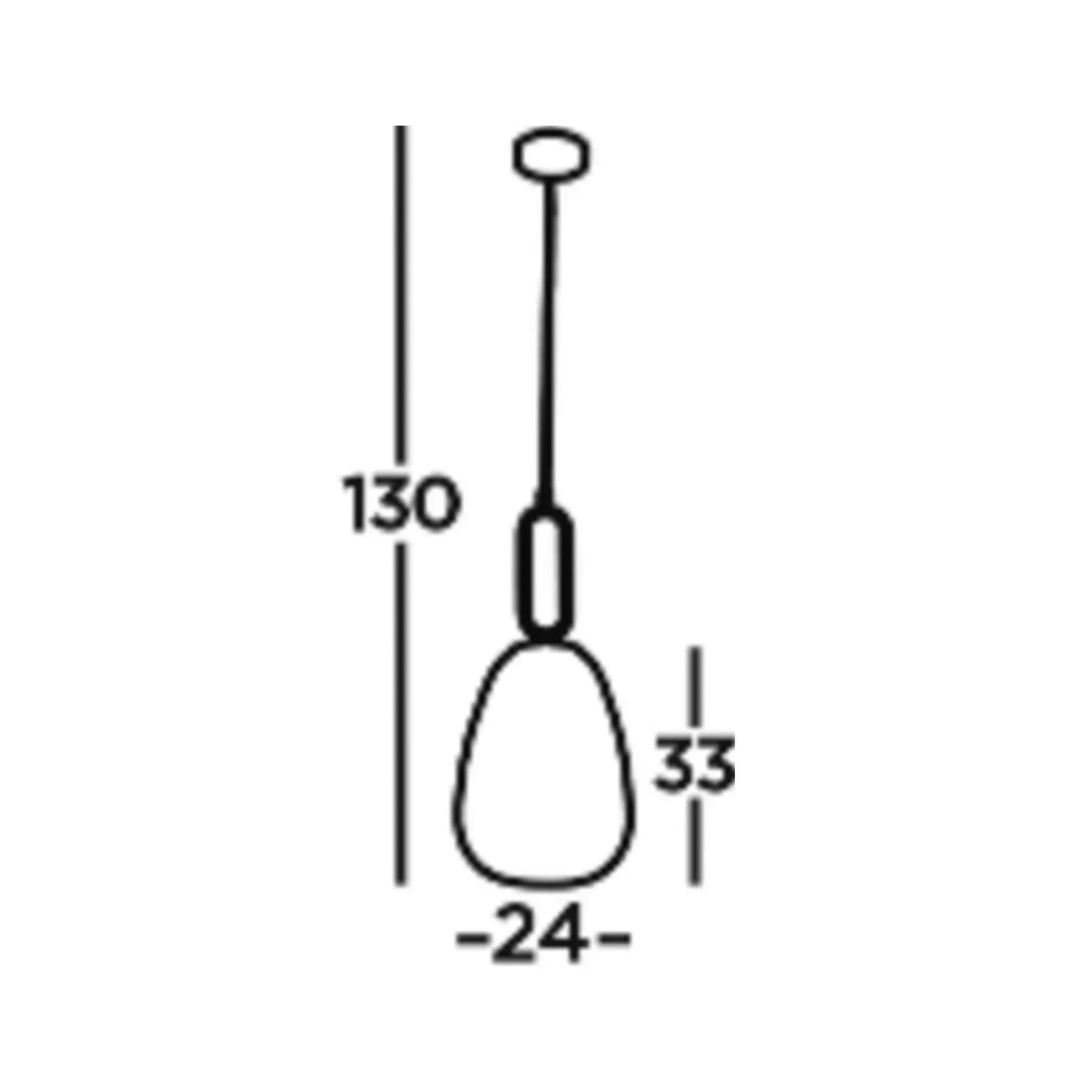 Pendelleuchte Elixir, nickelfarben/klar, Glas, Ø 24 cm, E27 günstig online kaufen