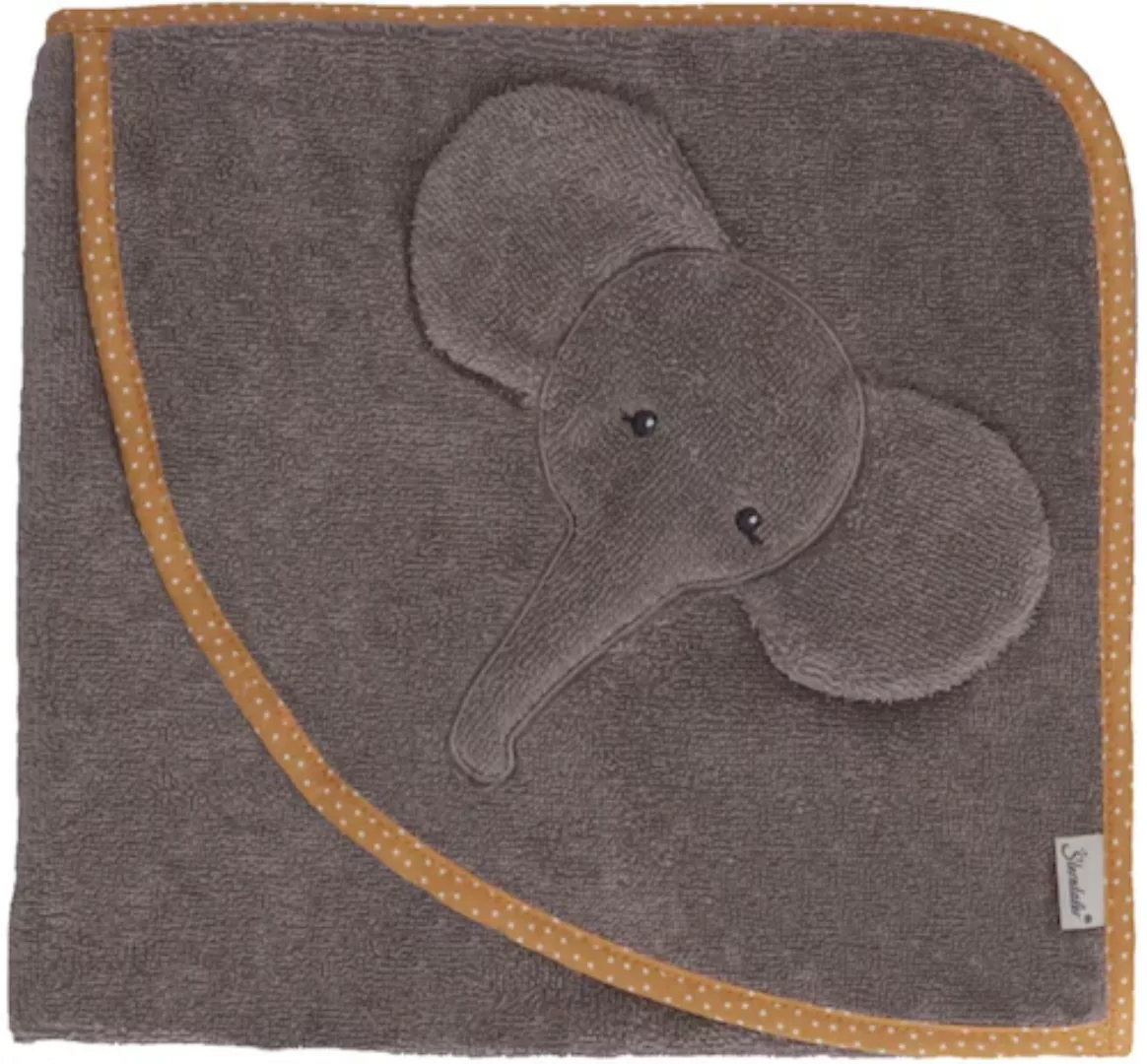Sterntaler® Kapuzenhandtuch »Motiv-Kapuzenbadetuch Elefant Eddy, 80x80cm«, günstig online kaufen