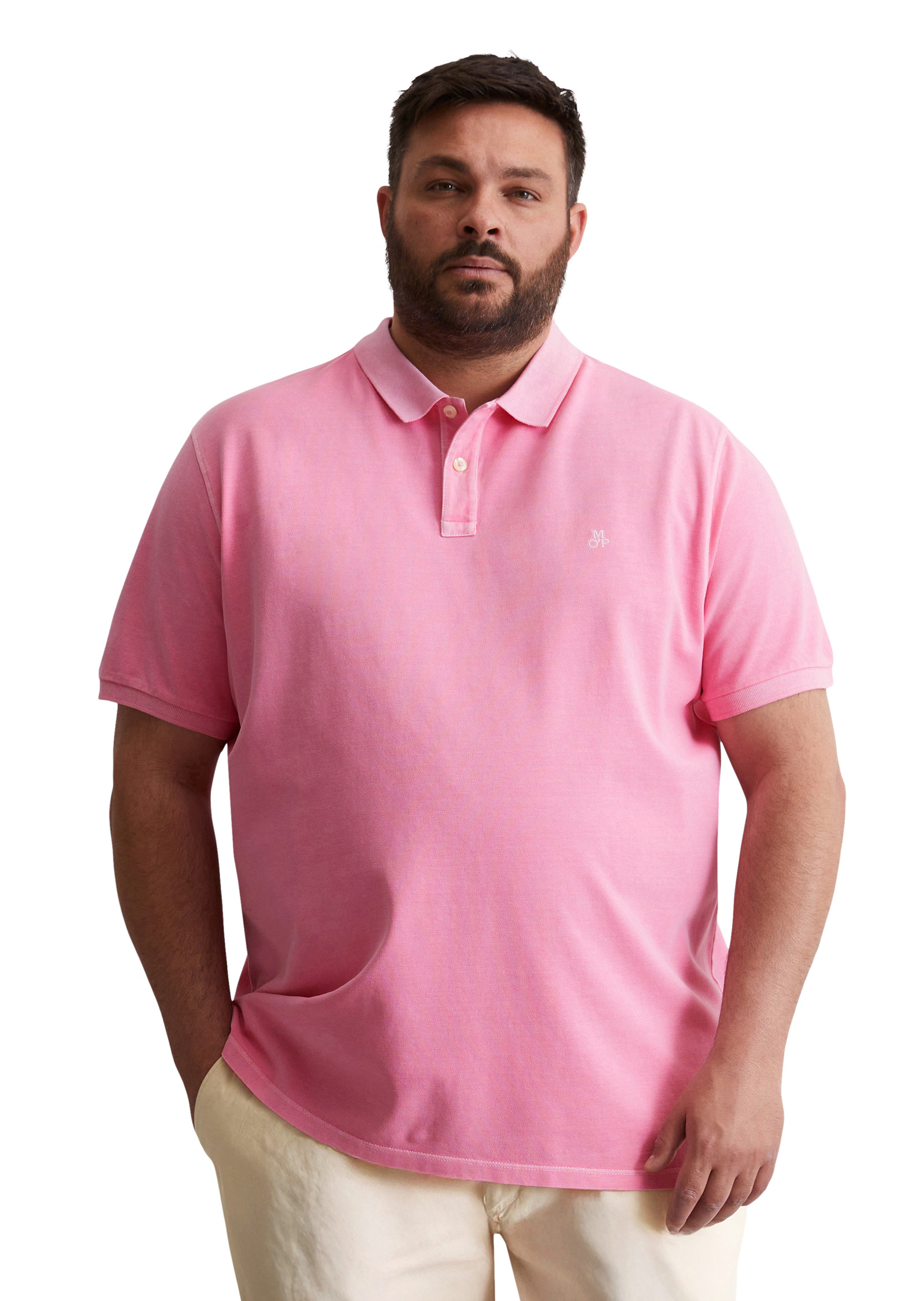 Marc OPolo Poloshirt "aus Bio-Baumwolle" günstig online kaufen