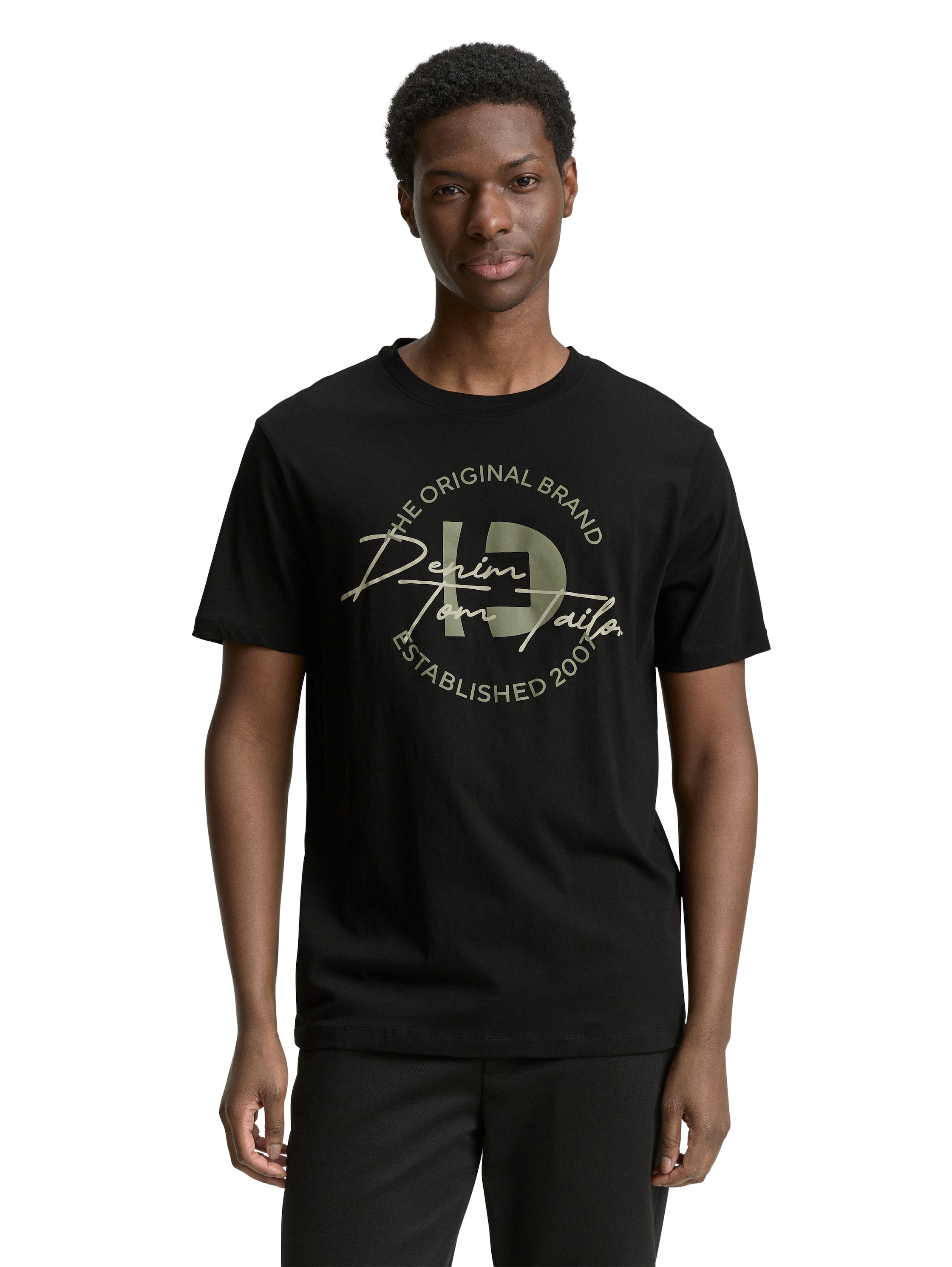 TOM TAILOR Denim T-Shirt, (Packung, 3 tlg.), mit Print günstig online kaufen