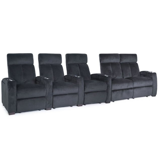 Zinea Sofa Zinea Kinosessel Action - 5 Sitzer LR - Stoff, elektrisch, LED günstig online kaufen