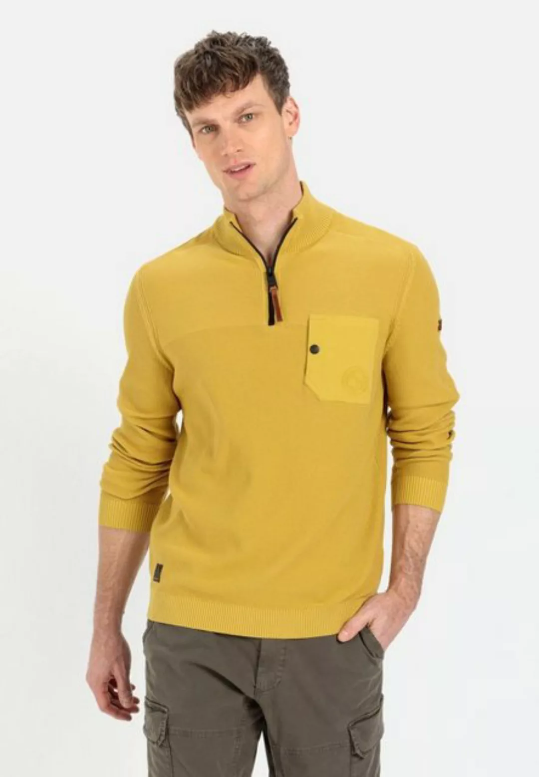 camel active Sweatshirt Troyer 1/1Arm günstig online kaufen