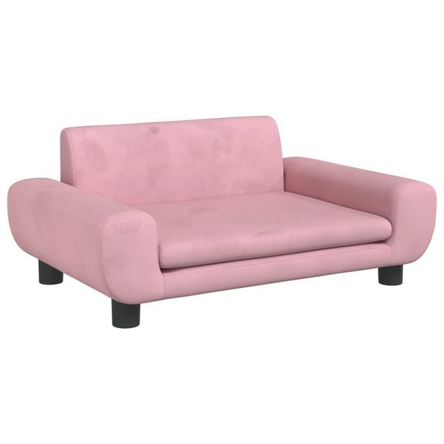 vidaXL Kindersofa Kindersofa Rosa 70x45x33 cm Samt Kindercouch Kindermöbel günstig online kaufen