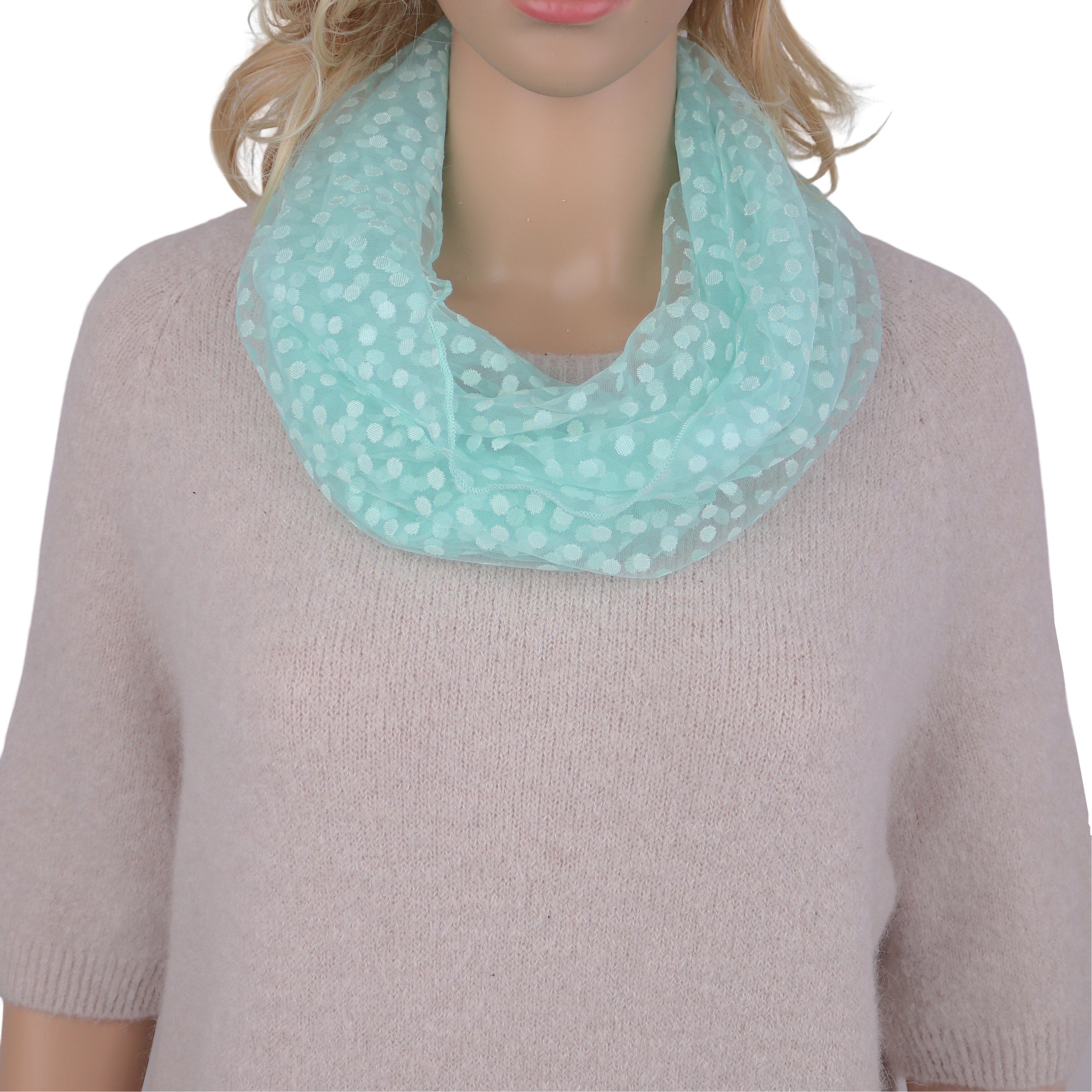 MIRROSI Loop Damen Schal Unifarbe mit günstig online kaufen