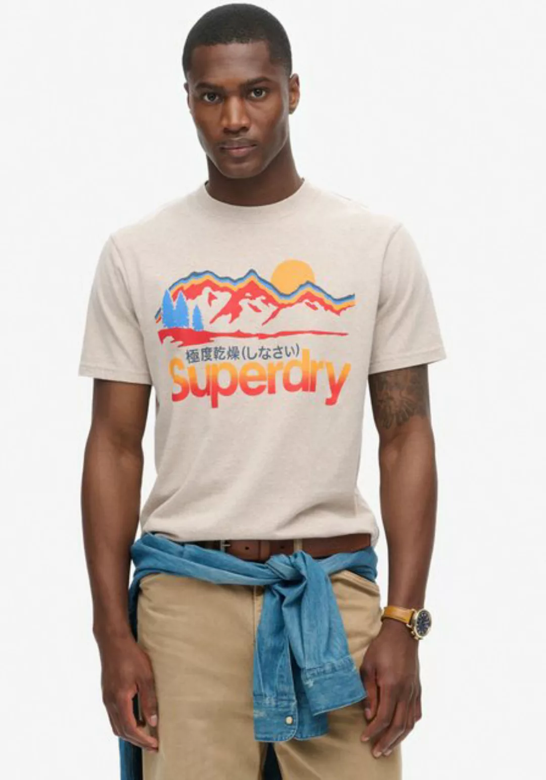 Superdry Rundhalsshirt CL GREAT OUTDOORS GRAPHIC TEE günstig online kaufen