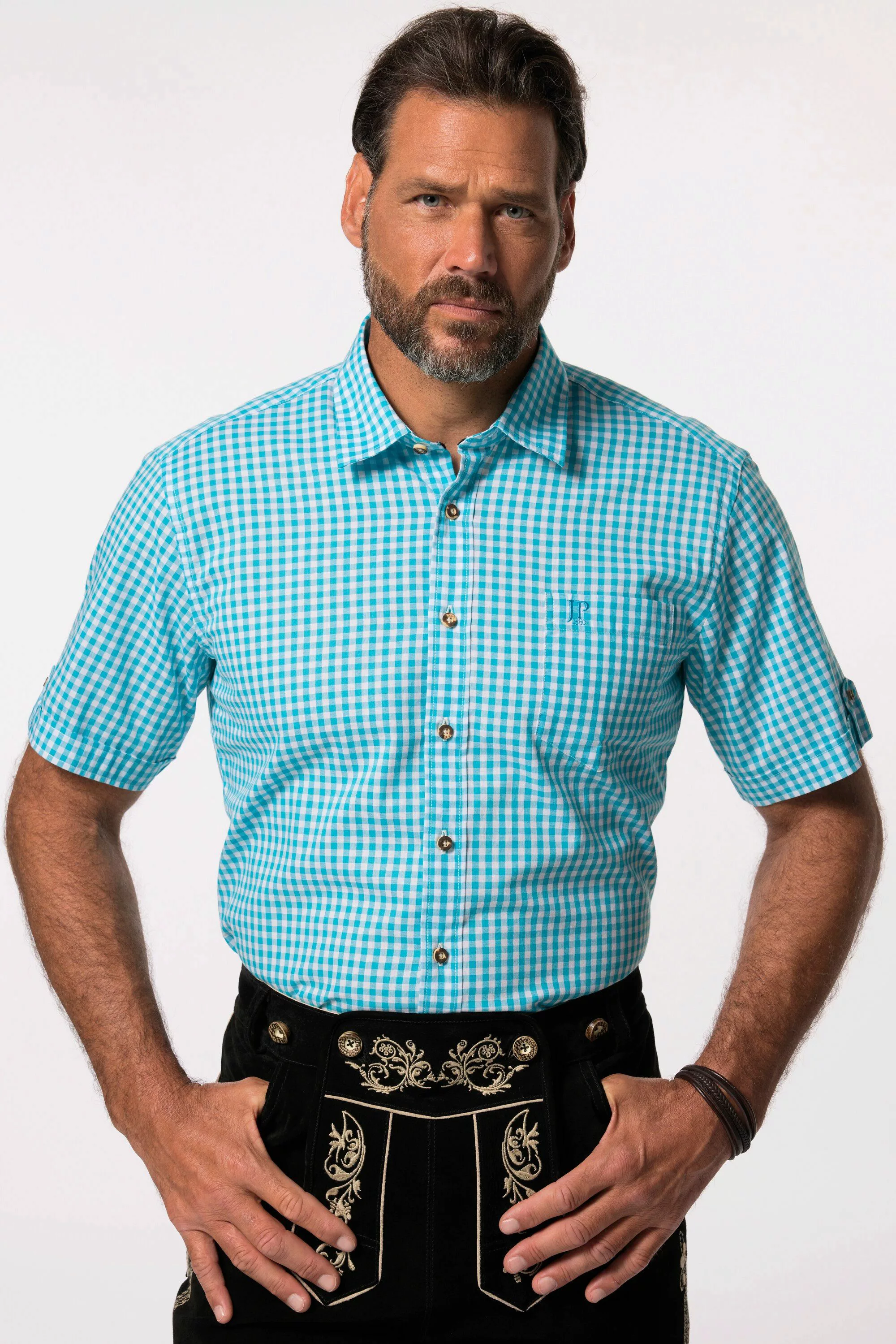 JP1880 Kurzarmhemd Hemd Tracht Halbarm Kent günstig online kaufen