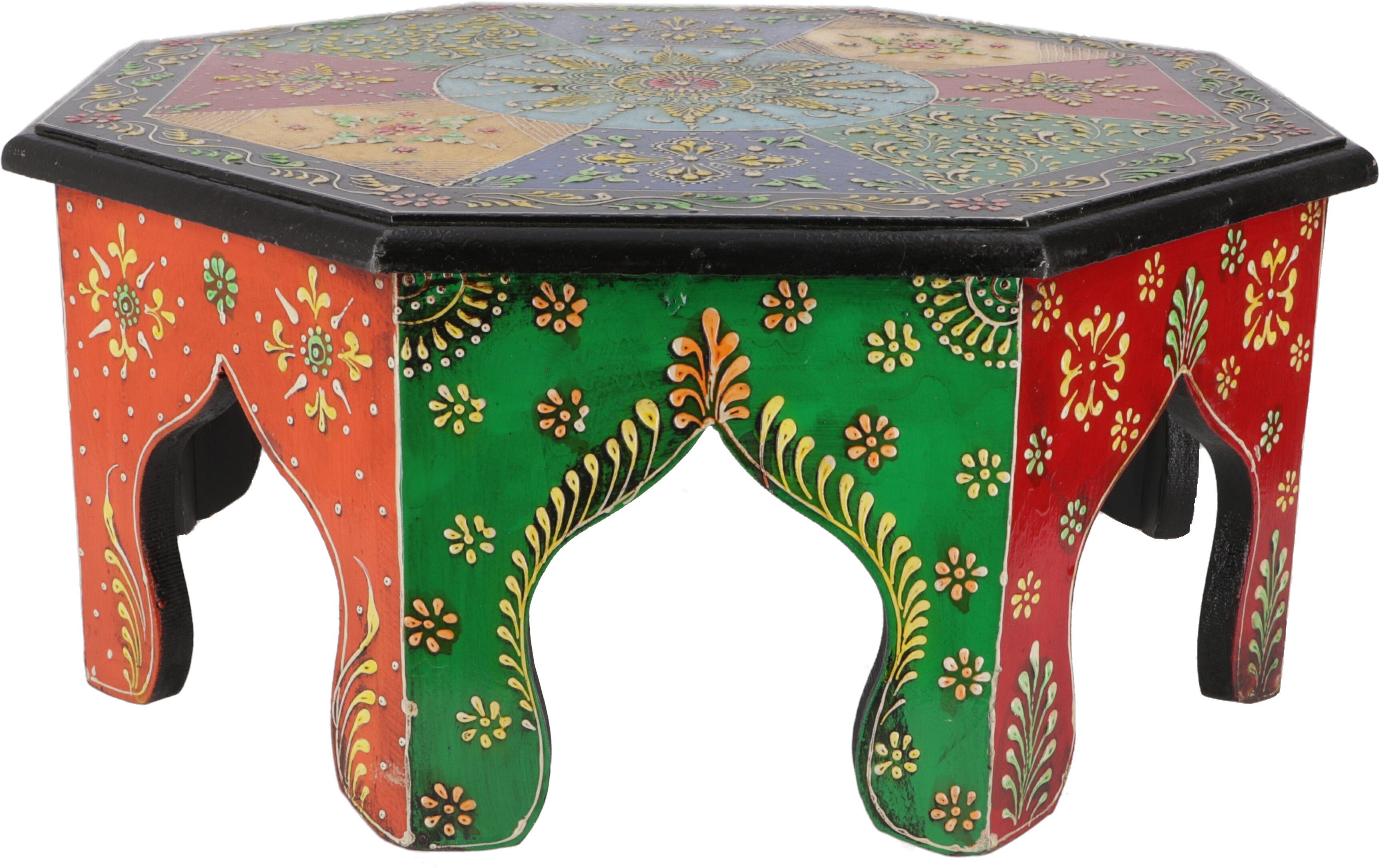Guru-Shop Couchtisch Bemalter kleiner Tisch, Minitisch, günstig online kaufen
