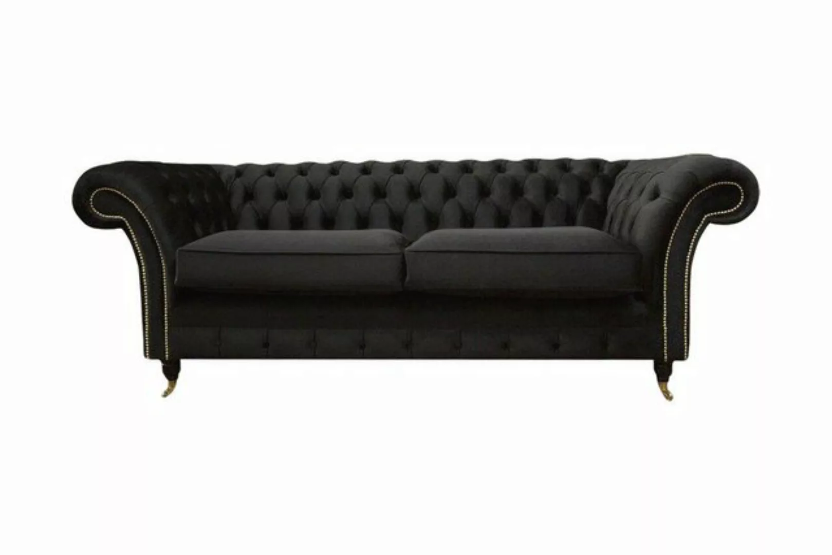 JVmoebel Sofa, Chesterfield Sofa 3 Sitzer Couch Polster Luxus Textil Couche günstig online kaufen