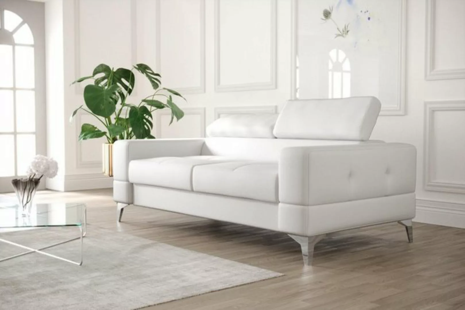 JVmoebel Sofa Schwarzer Zweisitzer Luxus Couch Moderne Wohnzimmer Sitzmöbel günstig online kaufen