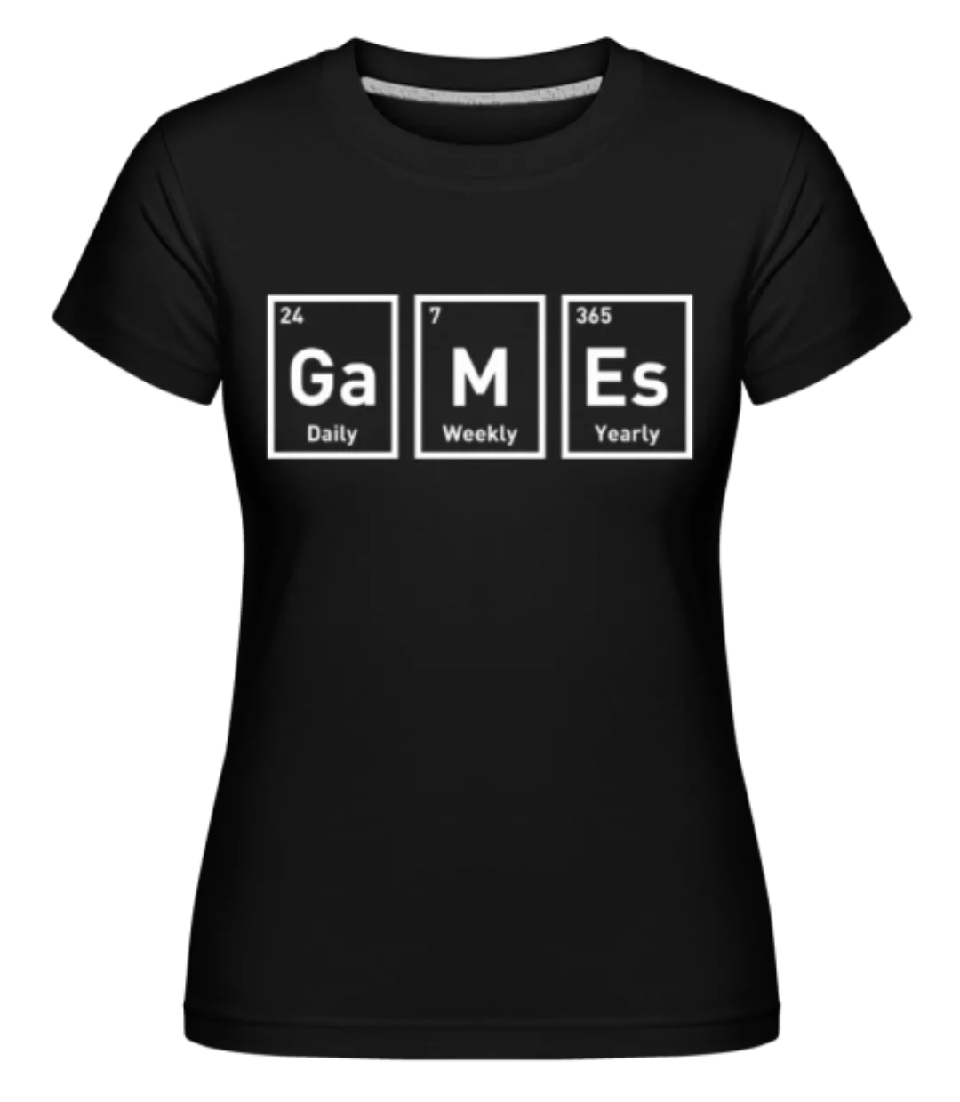 Games Periodic Design · Shirtinator Frauen T-Shirt günstig online kaufen