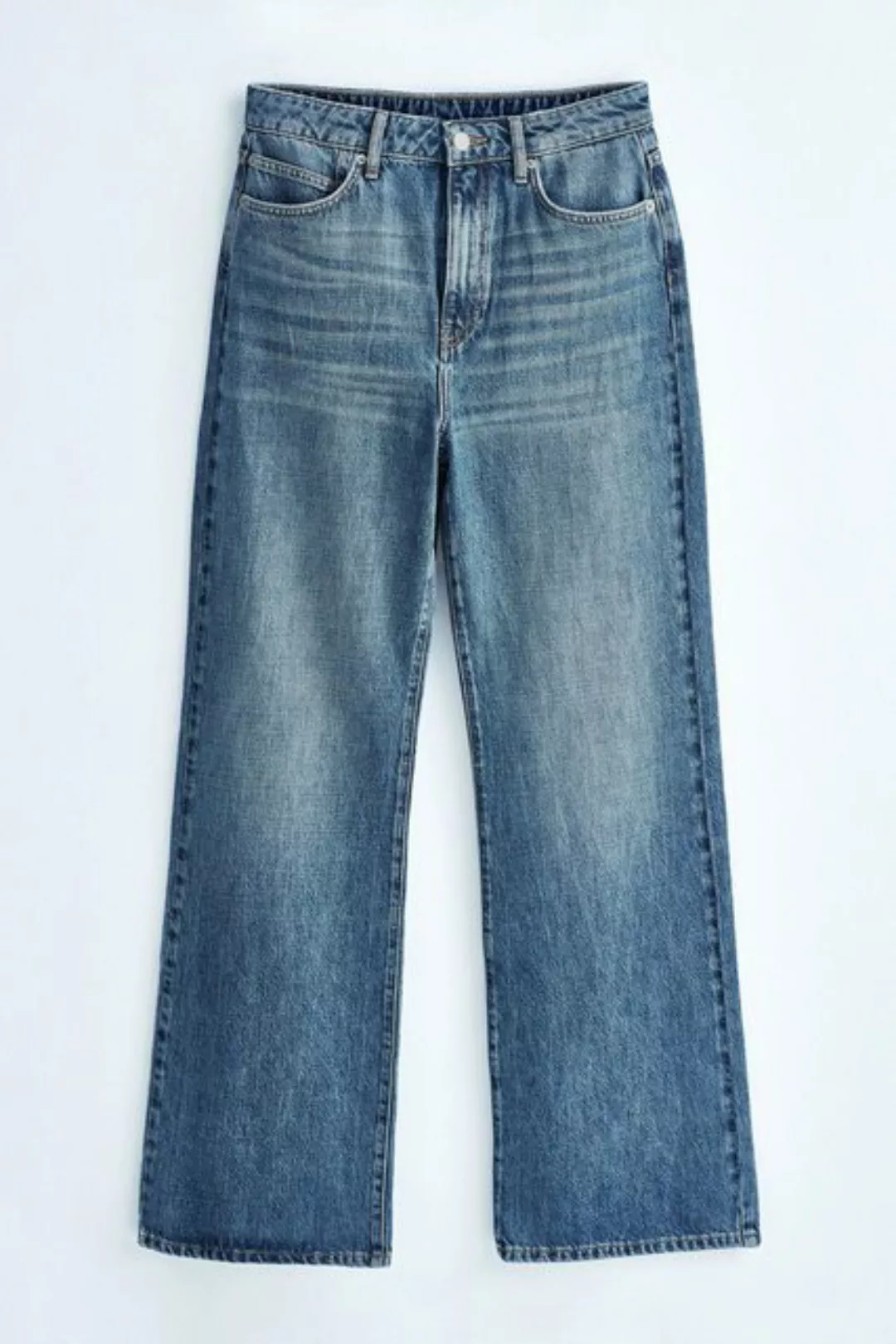 Next Weite Jeans Own. Jeans mit hohem Bund und weitem Bein (1-tlg) günstig online kaufen