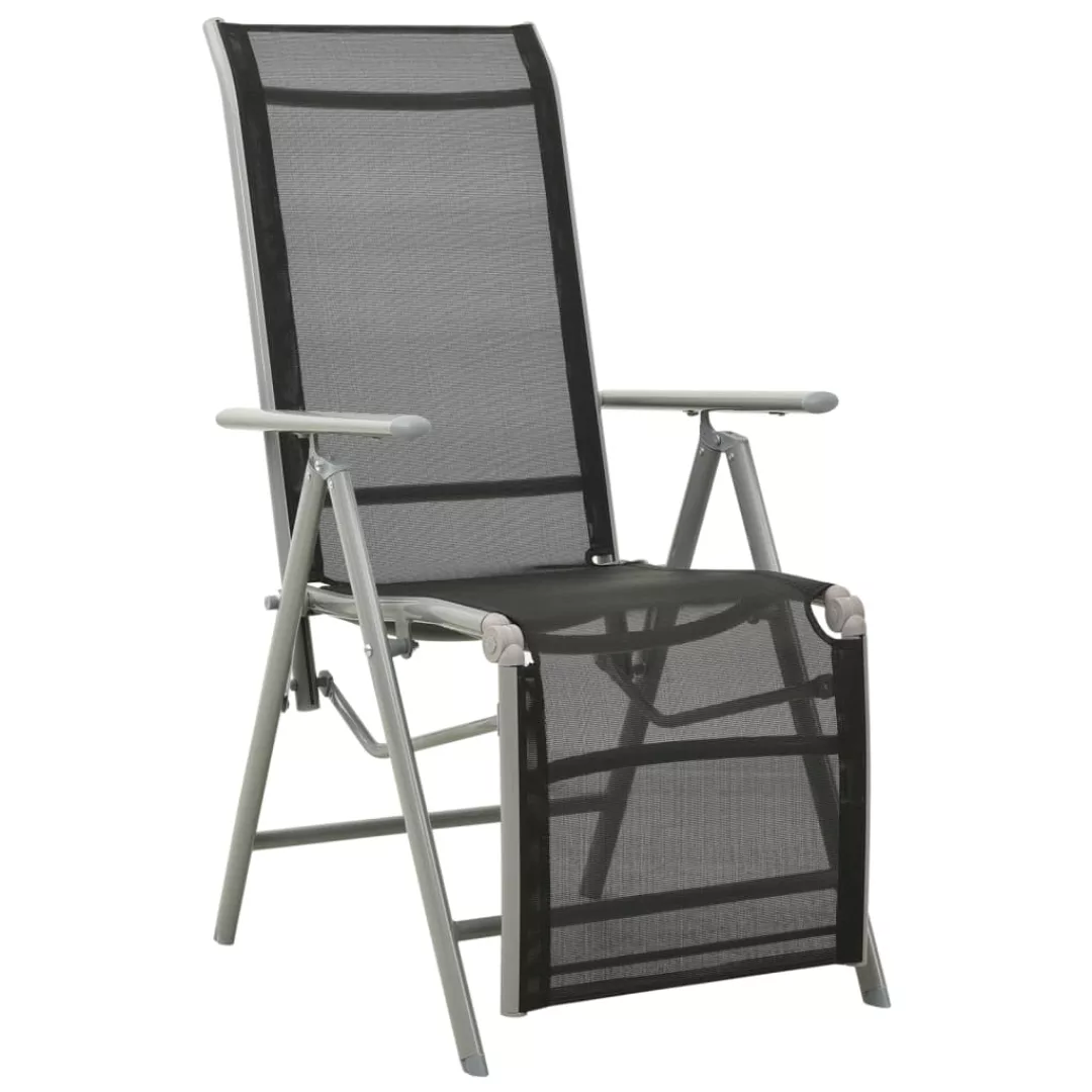 Garten-liegestühle 2 Stk. Textilene Und Aluminium Silbern günstig online kaufen