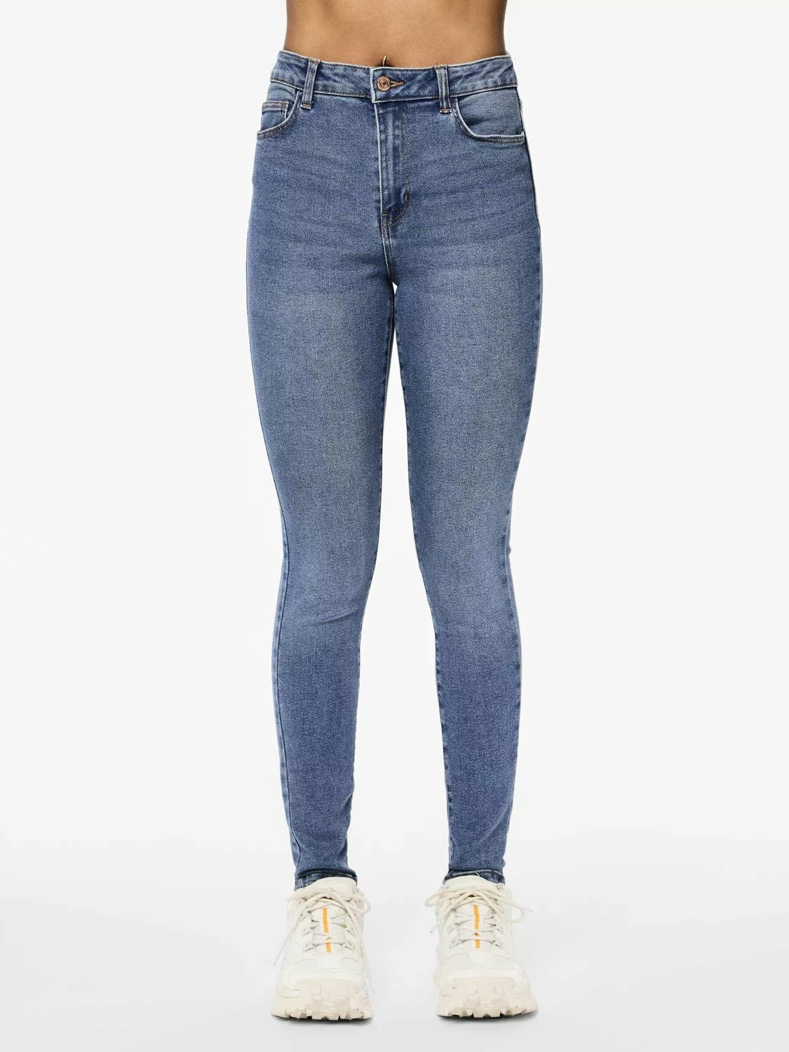 pieces Skinny-fit-Jeans "PCDANA HW SKINNY JEANS MB402 NOOS" günstig online kaufen