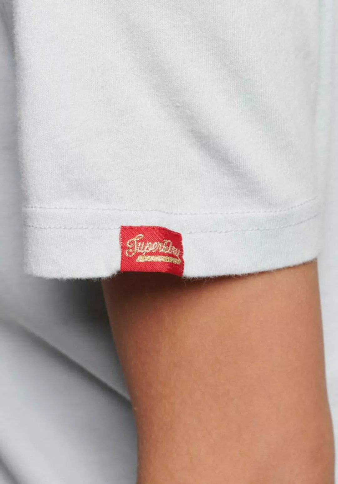 Superdry T-Shirt METALLIC CORE LOGO T SHIRT Ice White günstig online kaufen