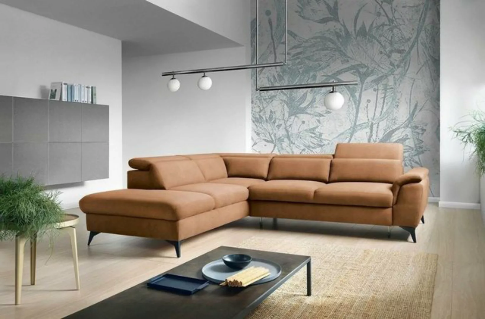 JVmoebel Ecksofa, Wohnzimmer L-Form Modern Grün Design Sofas Neu Ecksofa Po günstig online kaufen