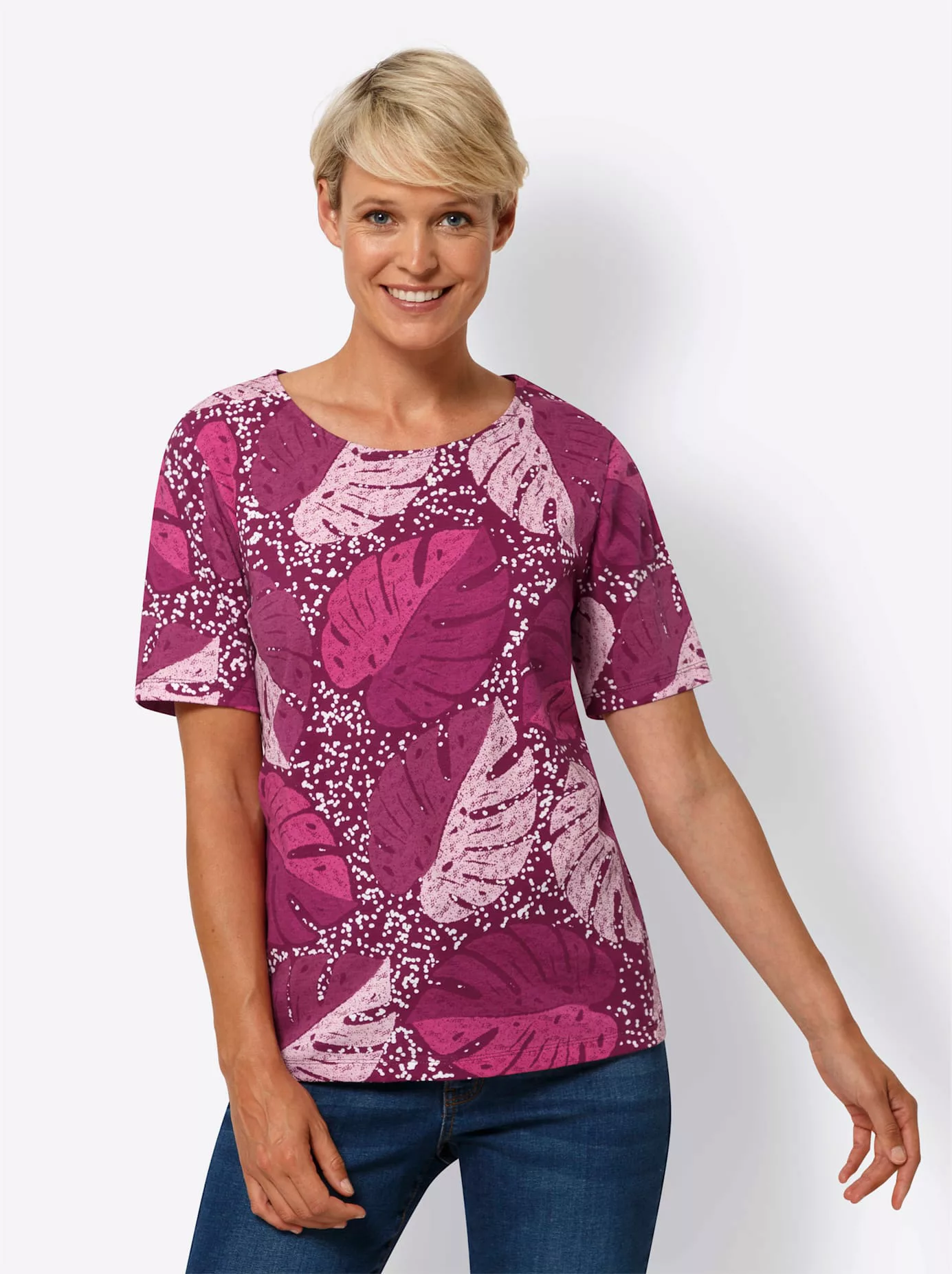 Classic Basics T-Shirt "Druck-Shirt", (1 tlg.) günstig online kaufen