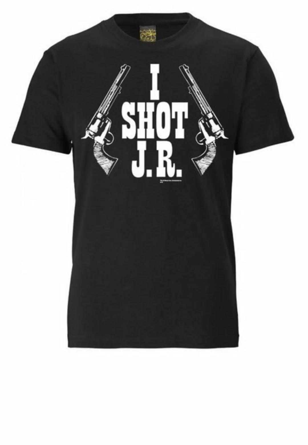 LOGOSHIRT T-Shirt "Dallas - I Shot J.R.", mit J.R. Ewing-Frontdruck günstig online kaufen