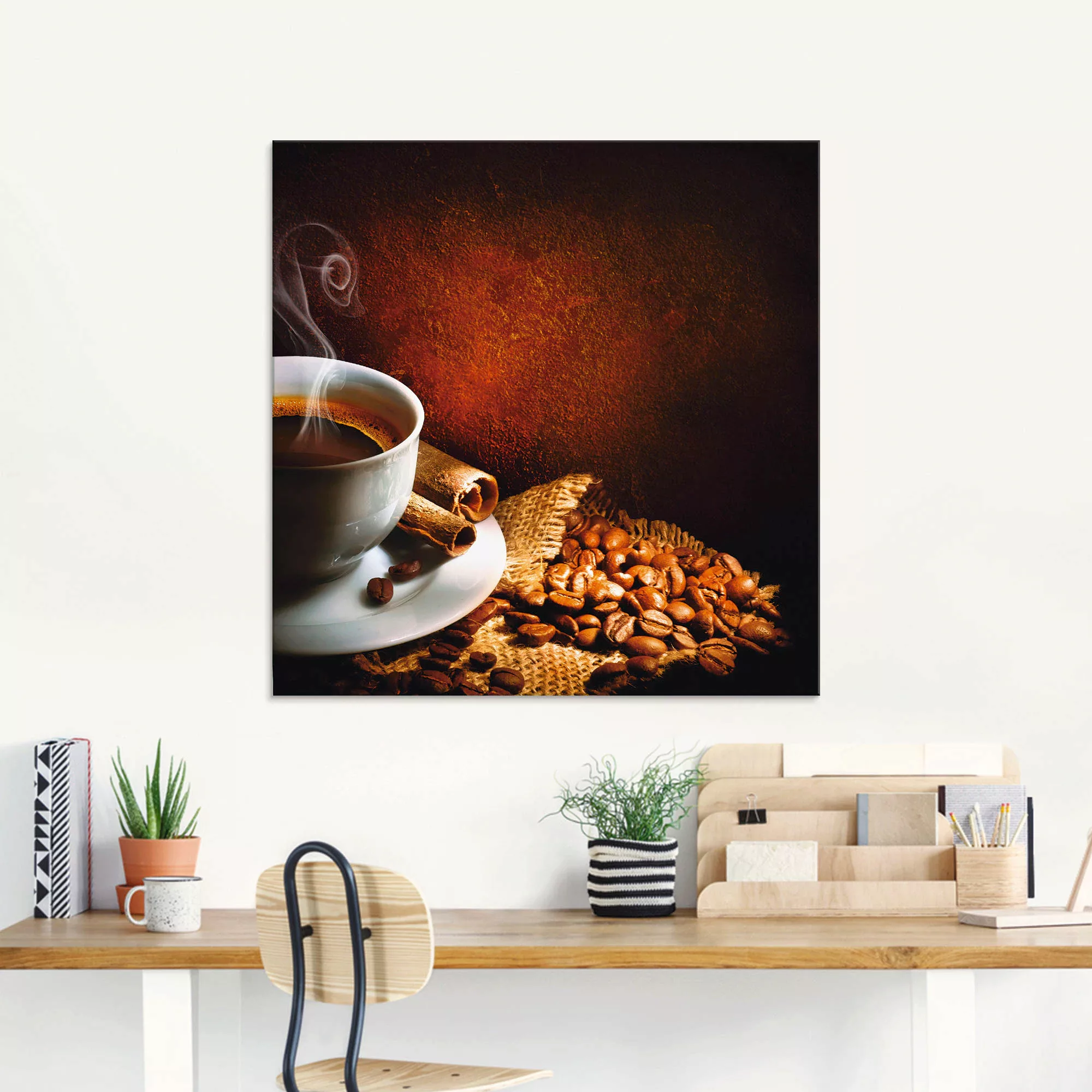 Artland Glasbild »Kaffee«, Getränke, (1 St.), in verschiedenen Größen günstig online kaufen